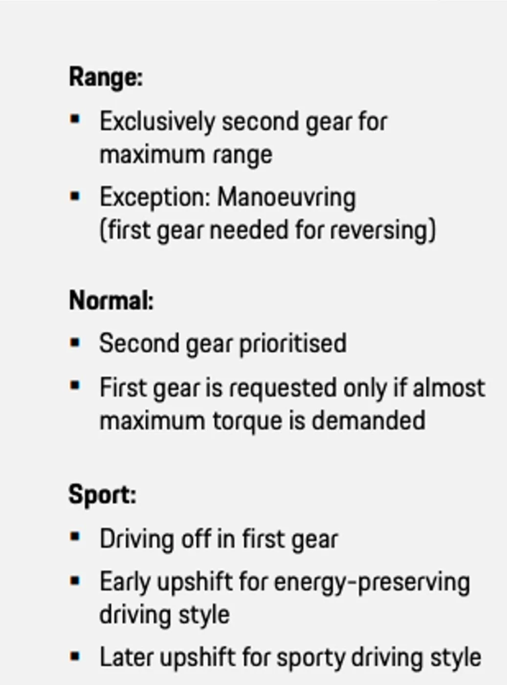 Porsche Taycan Difference between the driving modes in Taycan (Range, Normal, Sport and Sport Plus) Screenshot_20220312-080958_Gallery