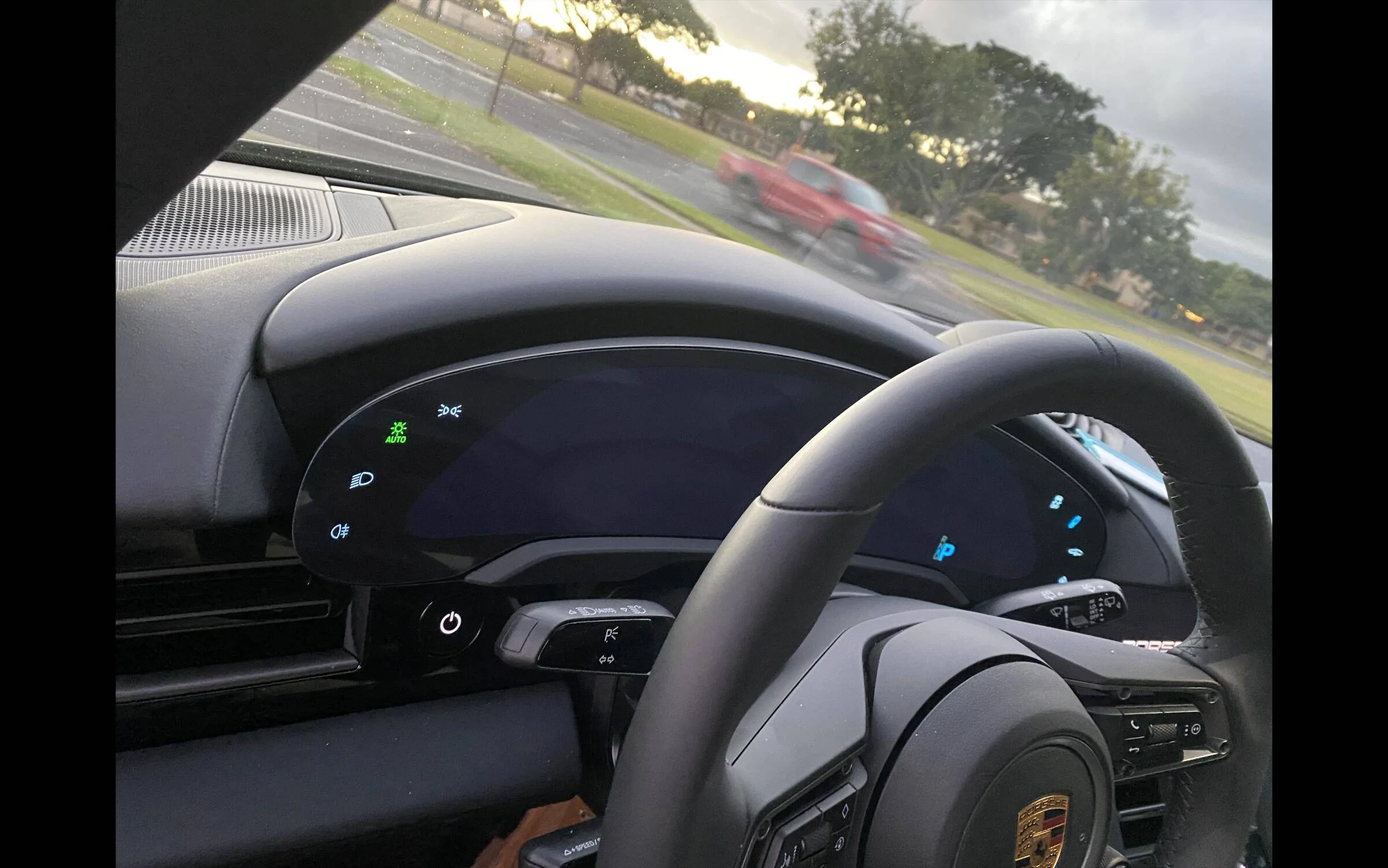 Porsche Taycan AC and Navigation screen protection Screen Shot 2022-01-30 at 21.04.24