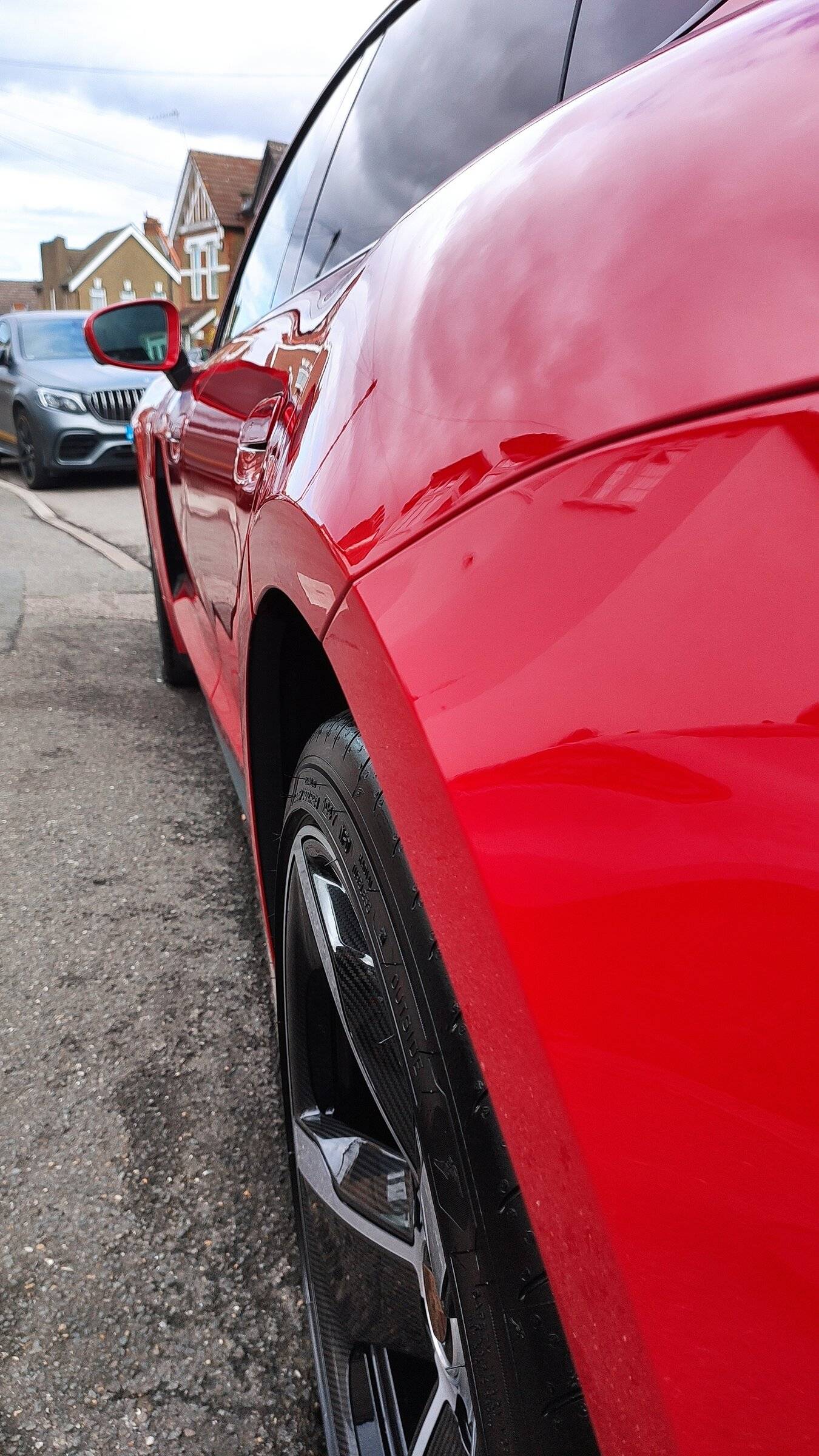 Porsche Taycan CARMINE RED Taycan Club IMG_20220314_122422