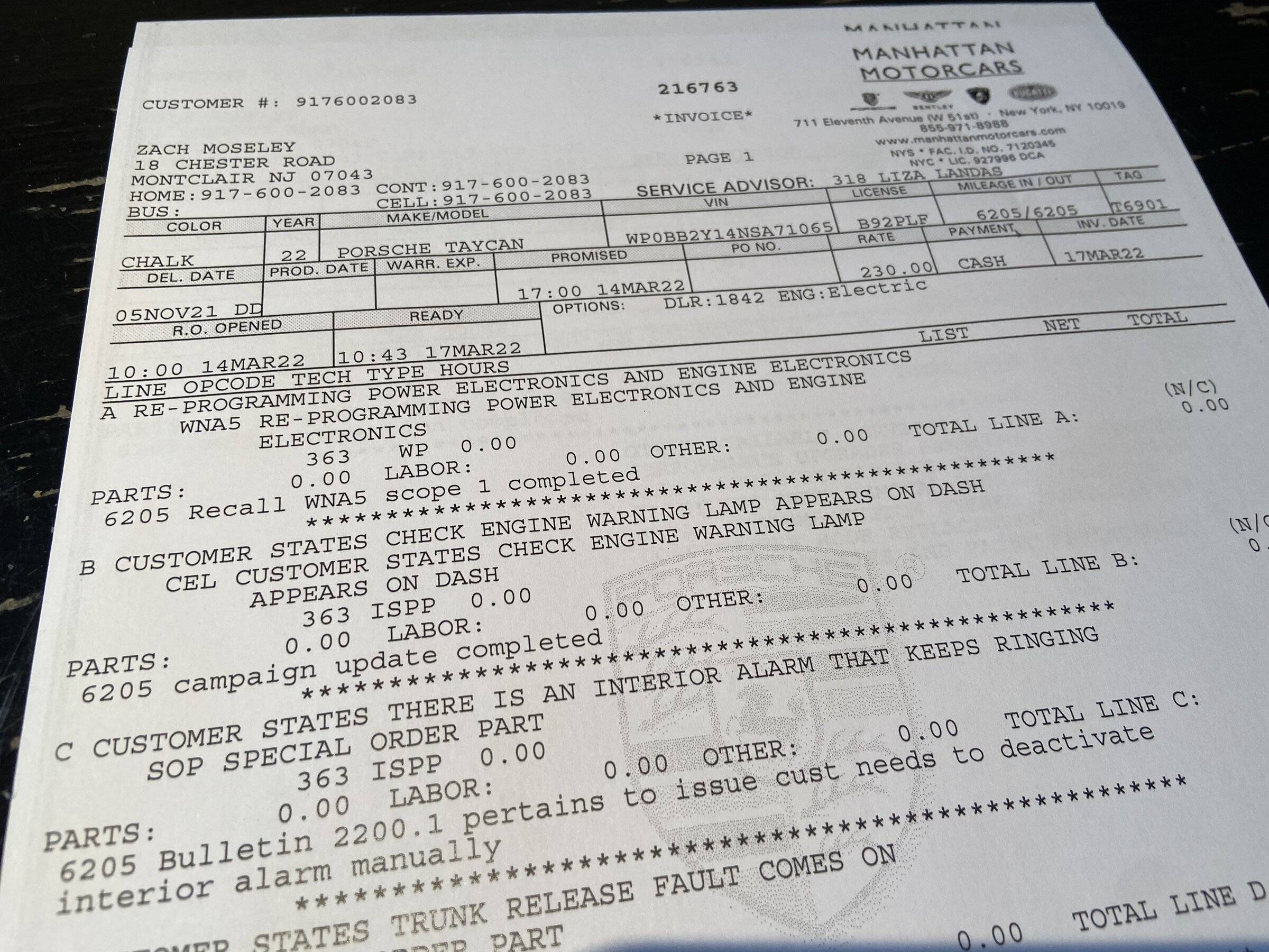 Porsche Taycan New campaign (WNA5) Power Electronics and DME Software Update 8DB8E3CC-FD17-4322-B33B-247D6ECFE9DF