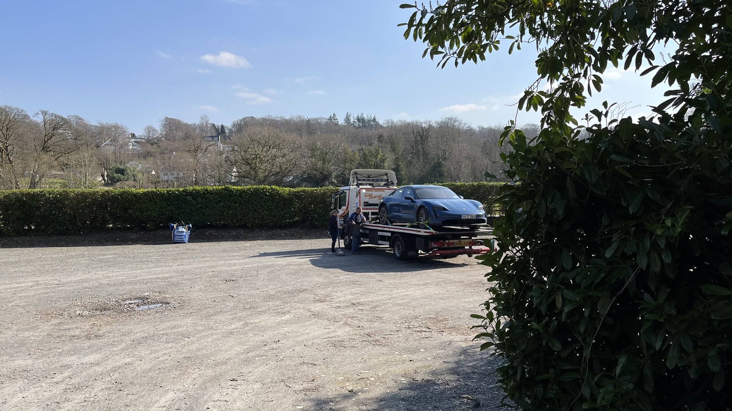 Porsche Taycan Stuck abroad with electrical error IMG_0041