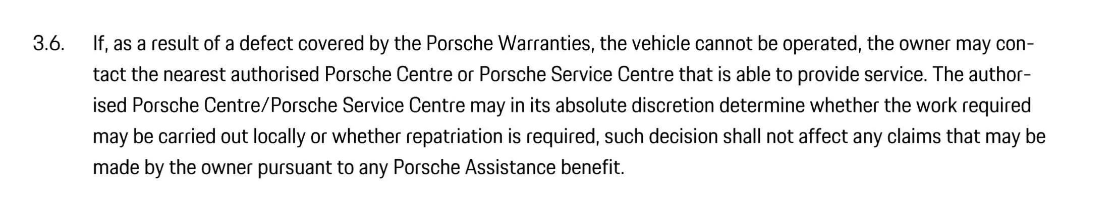 Porsche Taycan Stuck abroad with electrical error Screenshot 2022-03-20 at 14.07.12