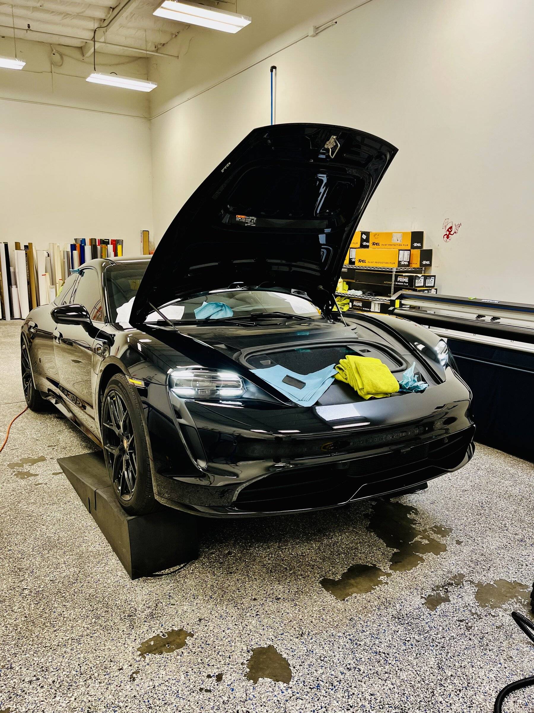 Porsche Taycan Clear protection film (PPF) on the Taycan? IMG-2579