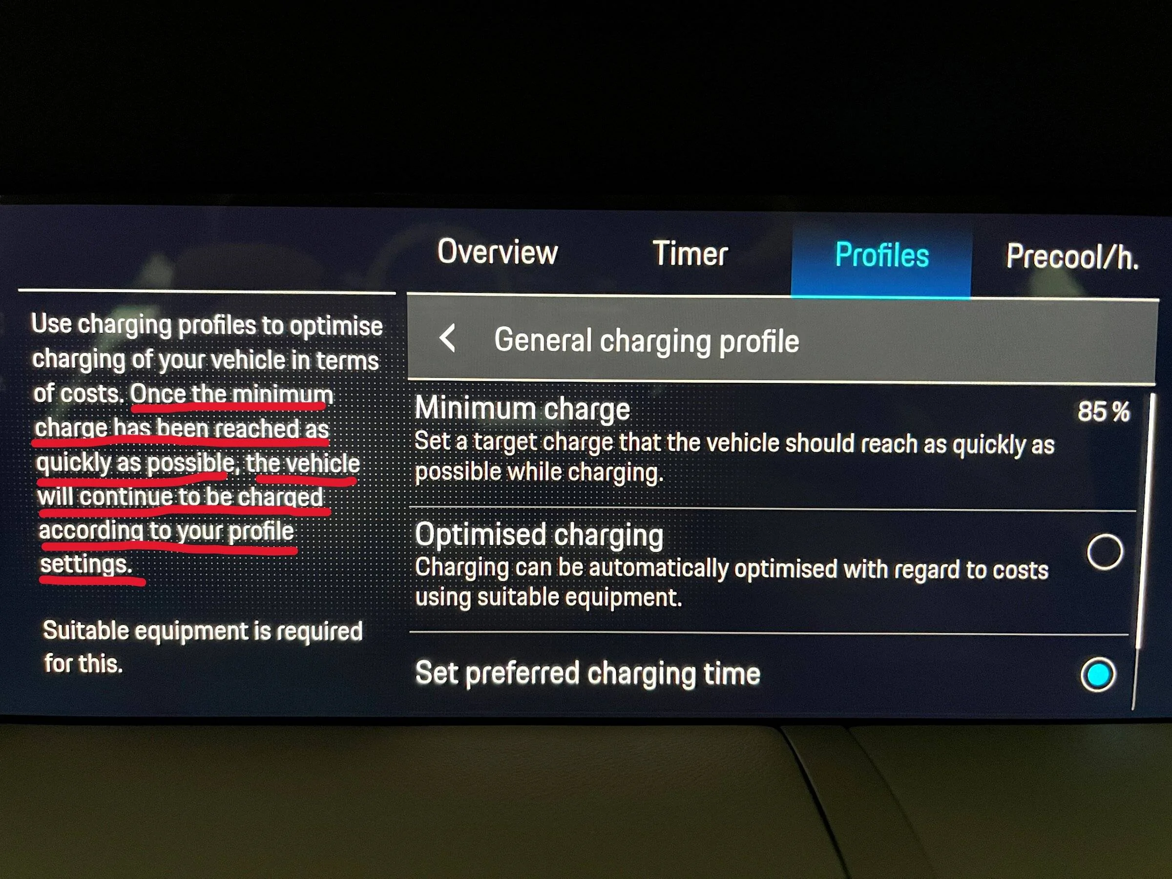 Porsche Taycan Car Resume Charge Until 100% If Cable Plugged In IMG_65542
