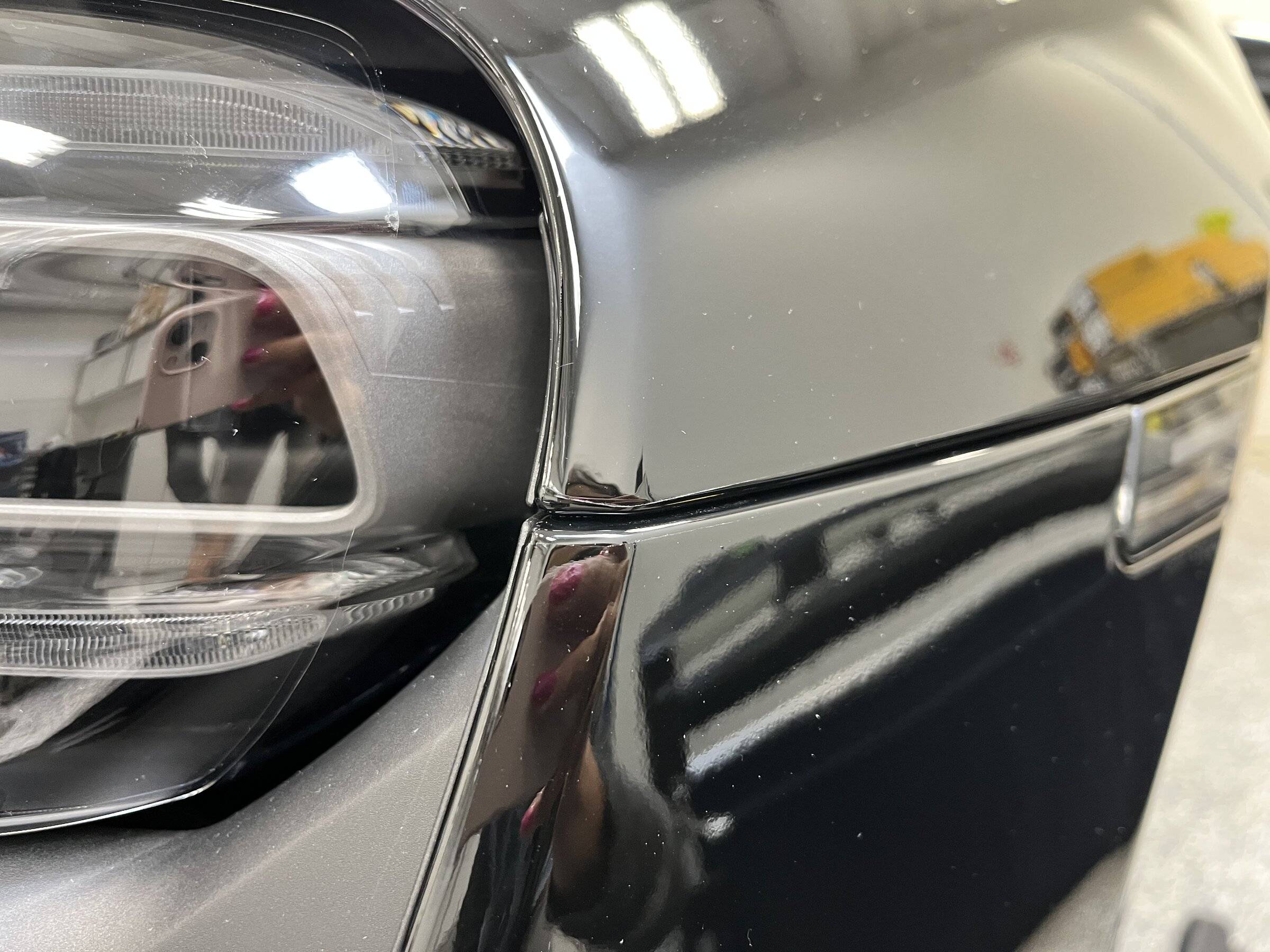 Porsche Taycan [Completed] Refinishing all the textured parts, front end for rock chips, then PPF IMG-2722
