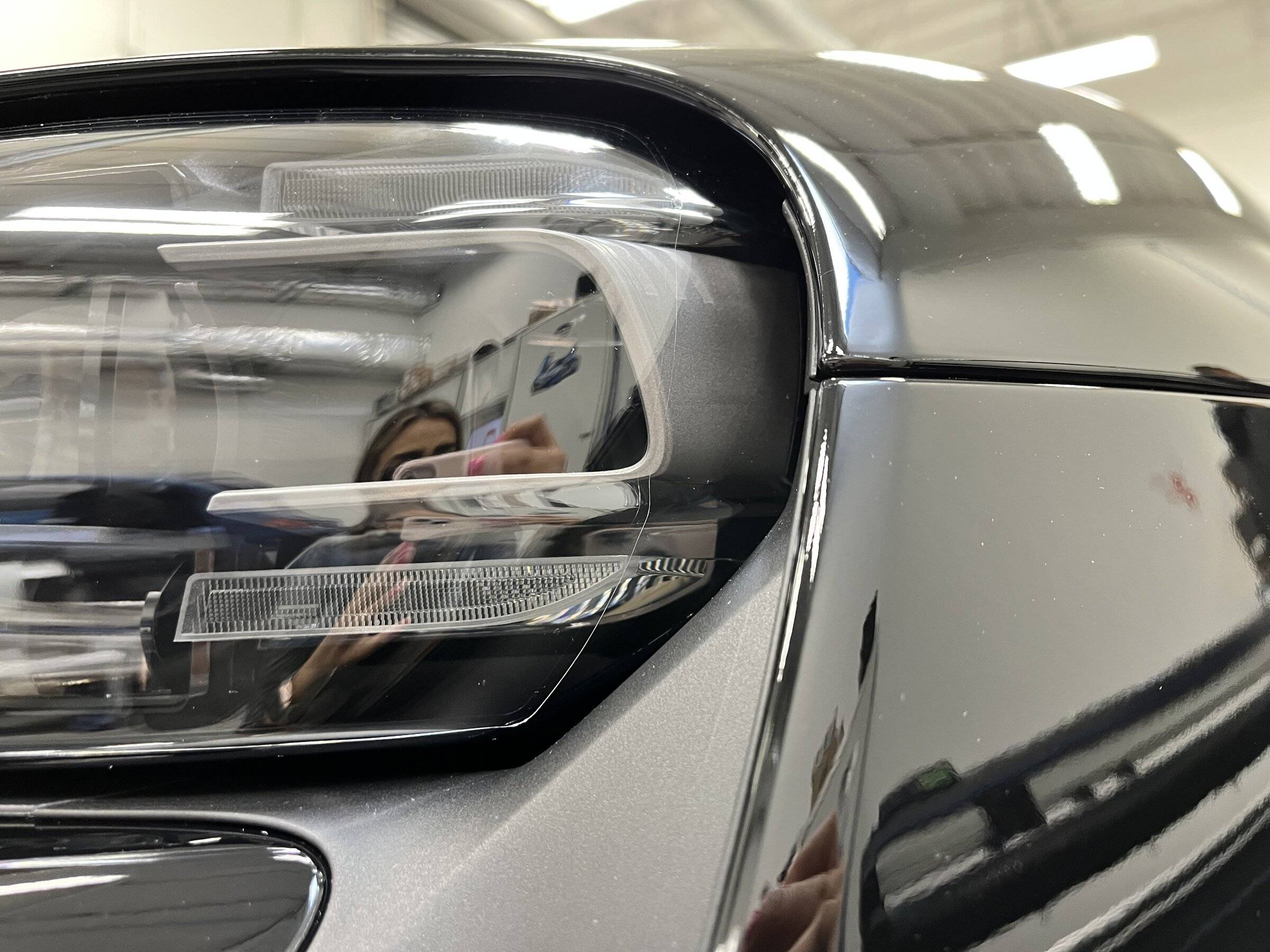 Porsche Taycan [Completed] Refinishing all the textured parts, front end for rock chips, then PPF IMG-2708