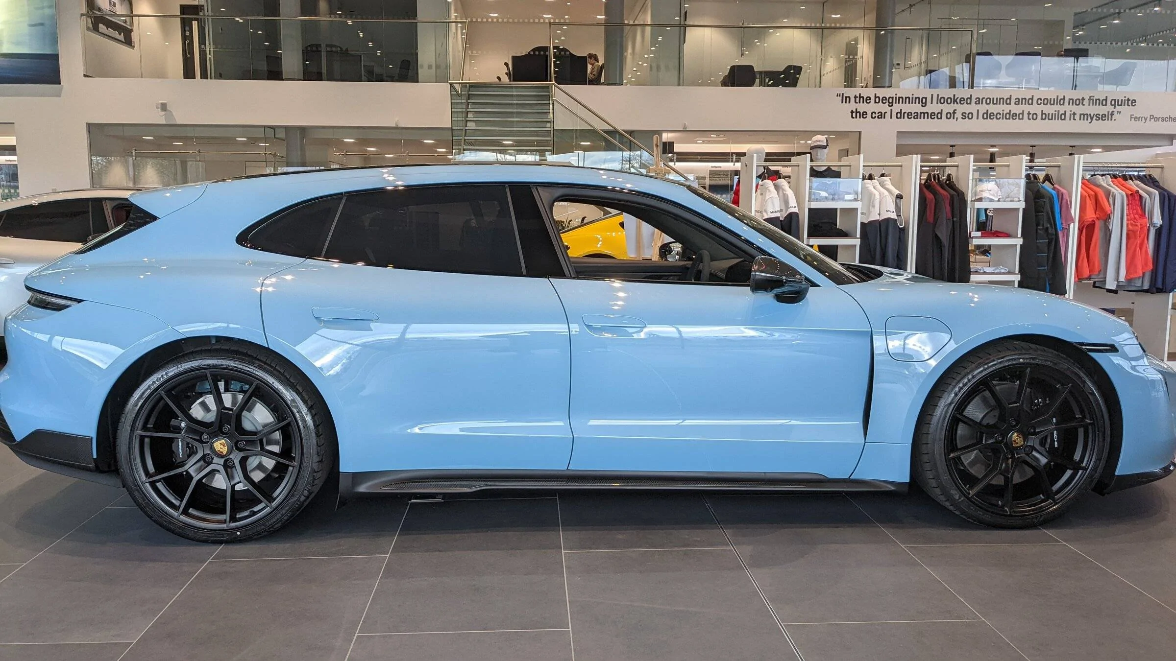 Porsche Taycan Frozen Blue Metallic GTS? PXL_20220214_121354030