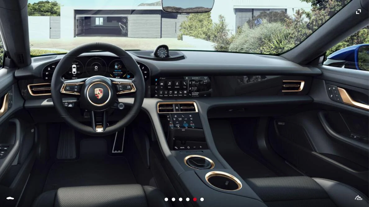 Porsche Taycan My Gentian Blue GTS Build 1648267298000