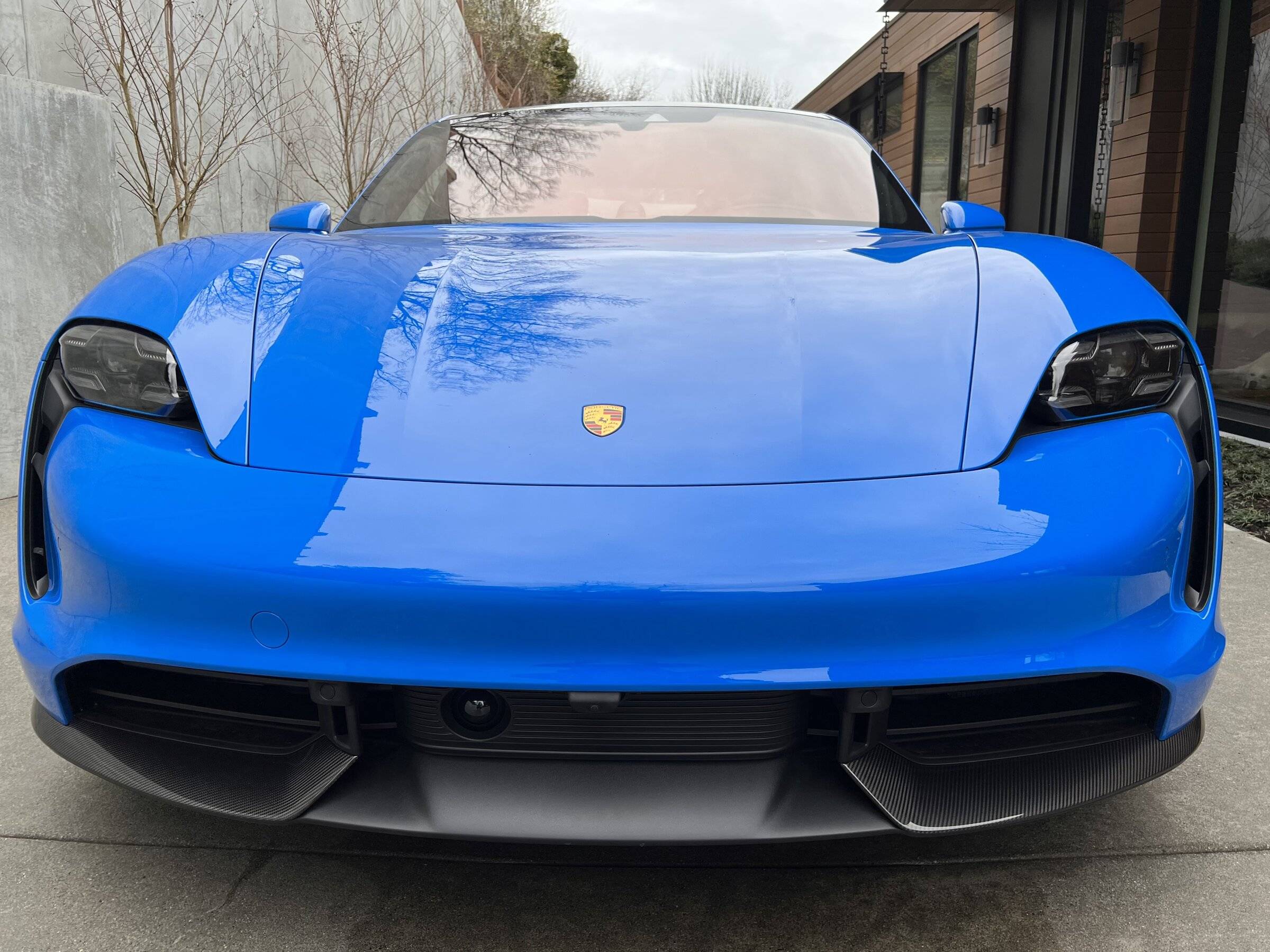 Porsche Taycan Paint to Sample (PTS) Voodoo Blue Taycan Turbo S arrives 50B2B0B7-622B-41E6-91F8-90330087218F