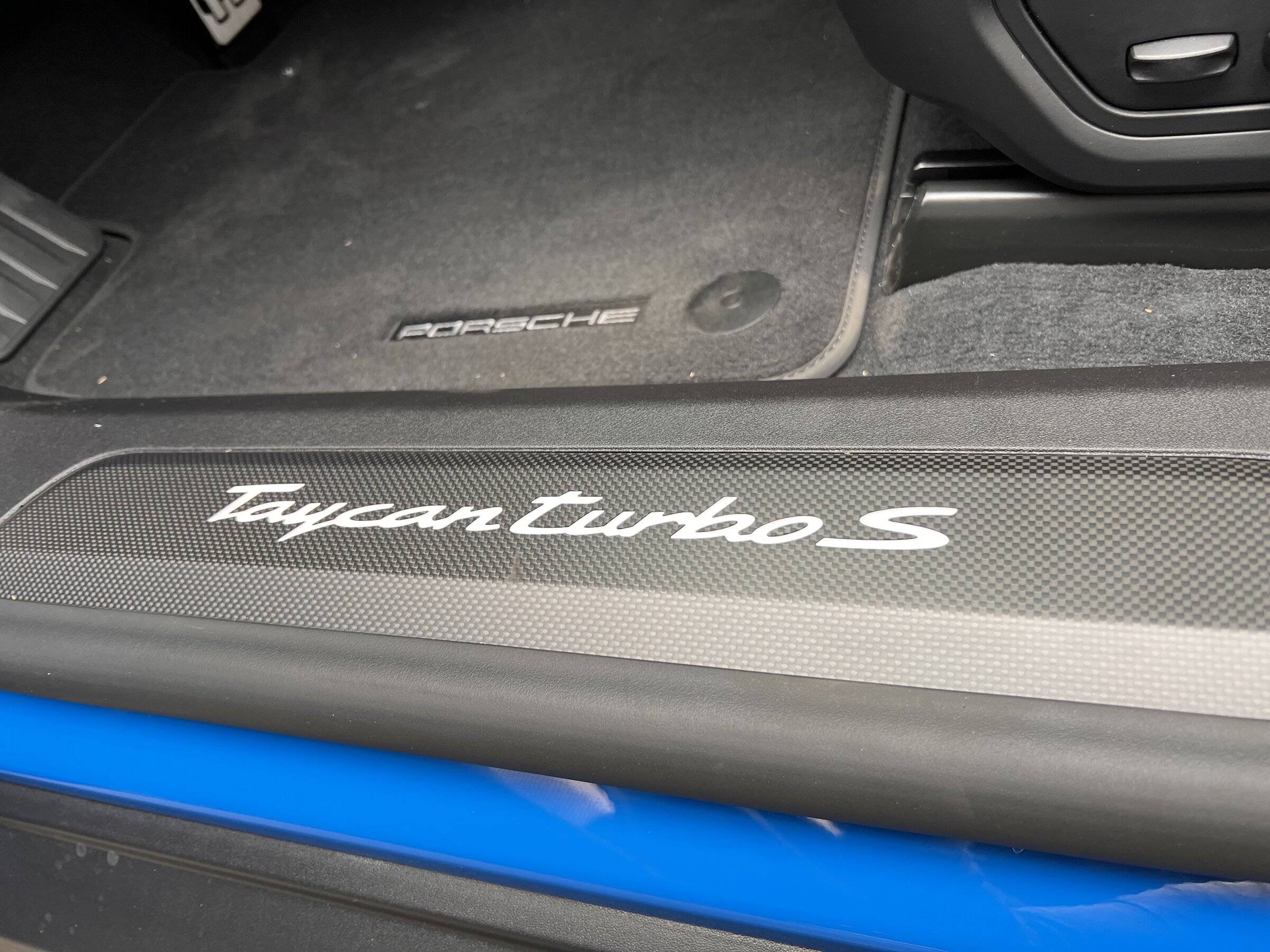Porsche Taycan Paint to Sample (PTS) Voodoo Blue Taycan Turbo S arrives 487D8CFC-7486-43B8-8D47-A9226AB3FCD8