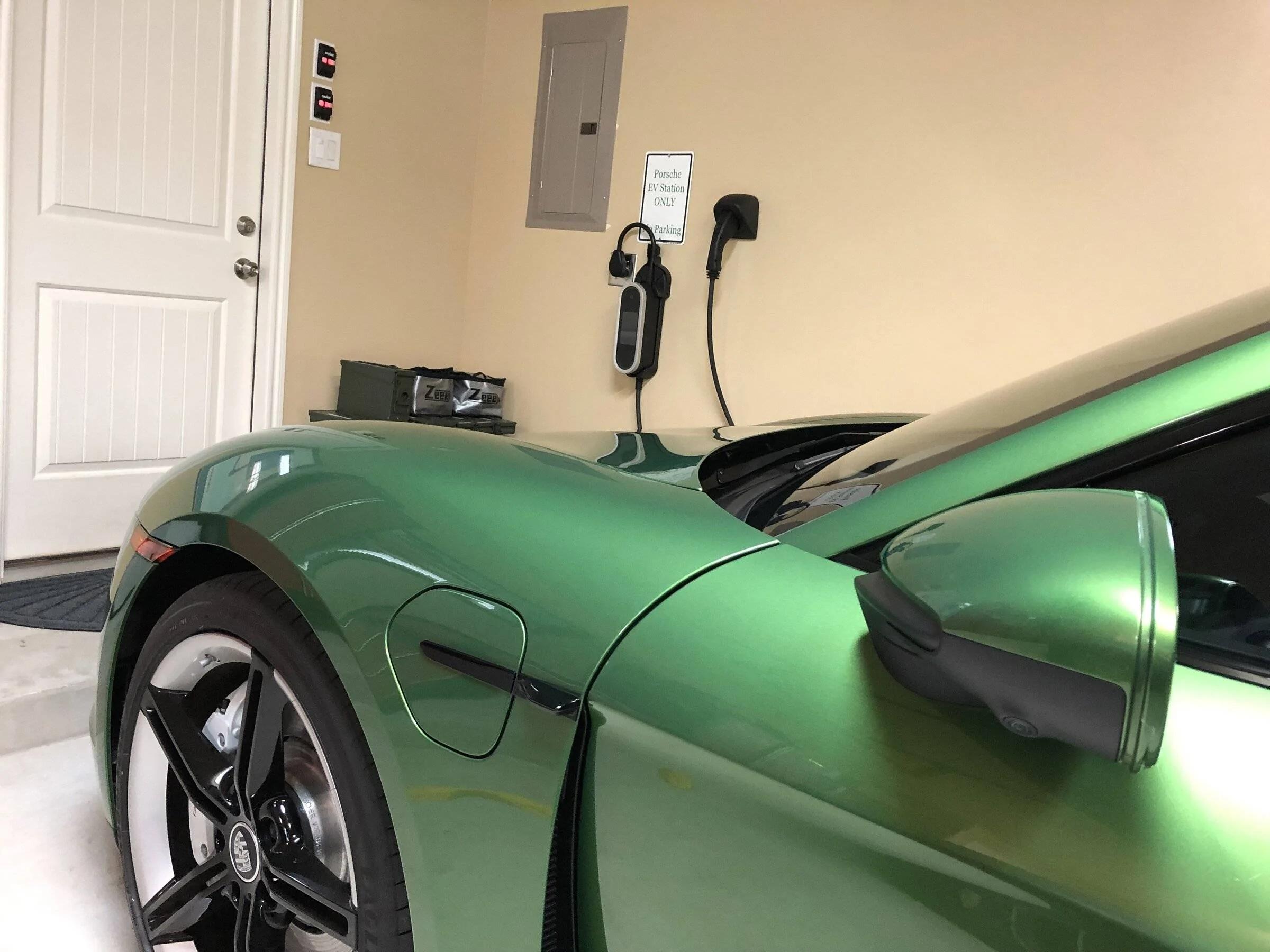 Porsche Taycan Got my Charging Station up and running IMG_0331