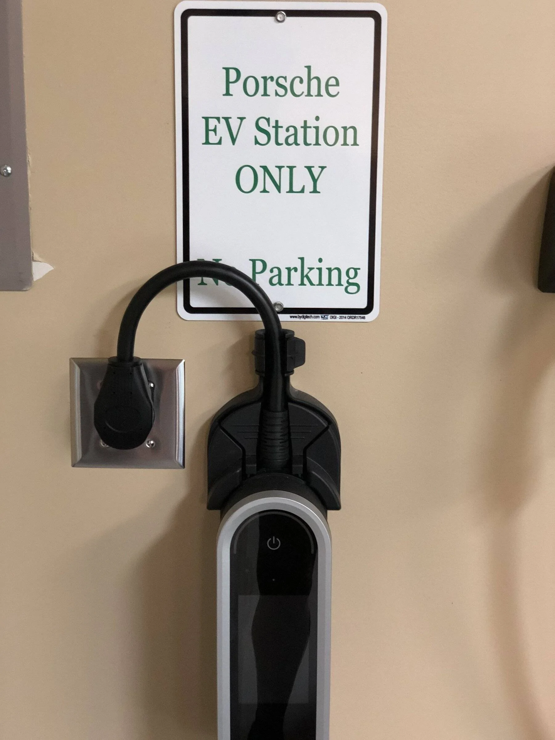 Porsche Taycan Got my Charging Station up and running IMG_0328