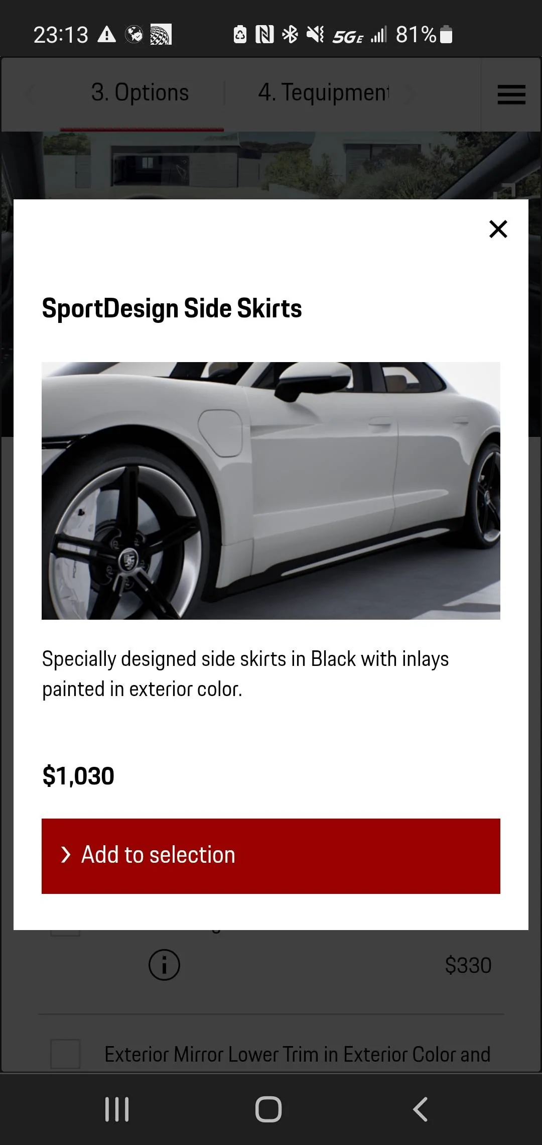 Porsche Taycan Side Skirts -- worth it? Screenshot_20220330-231307_Chrom