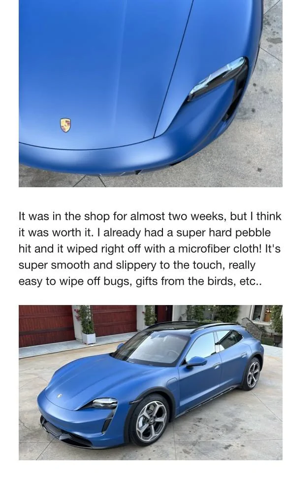 Porsche Taycan Paint to Sample (PTS) Voodoo Blue Taycan Turbo S arrives 234A5342-9B55-494D-9FC2-95921C04DC41