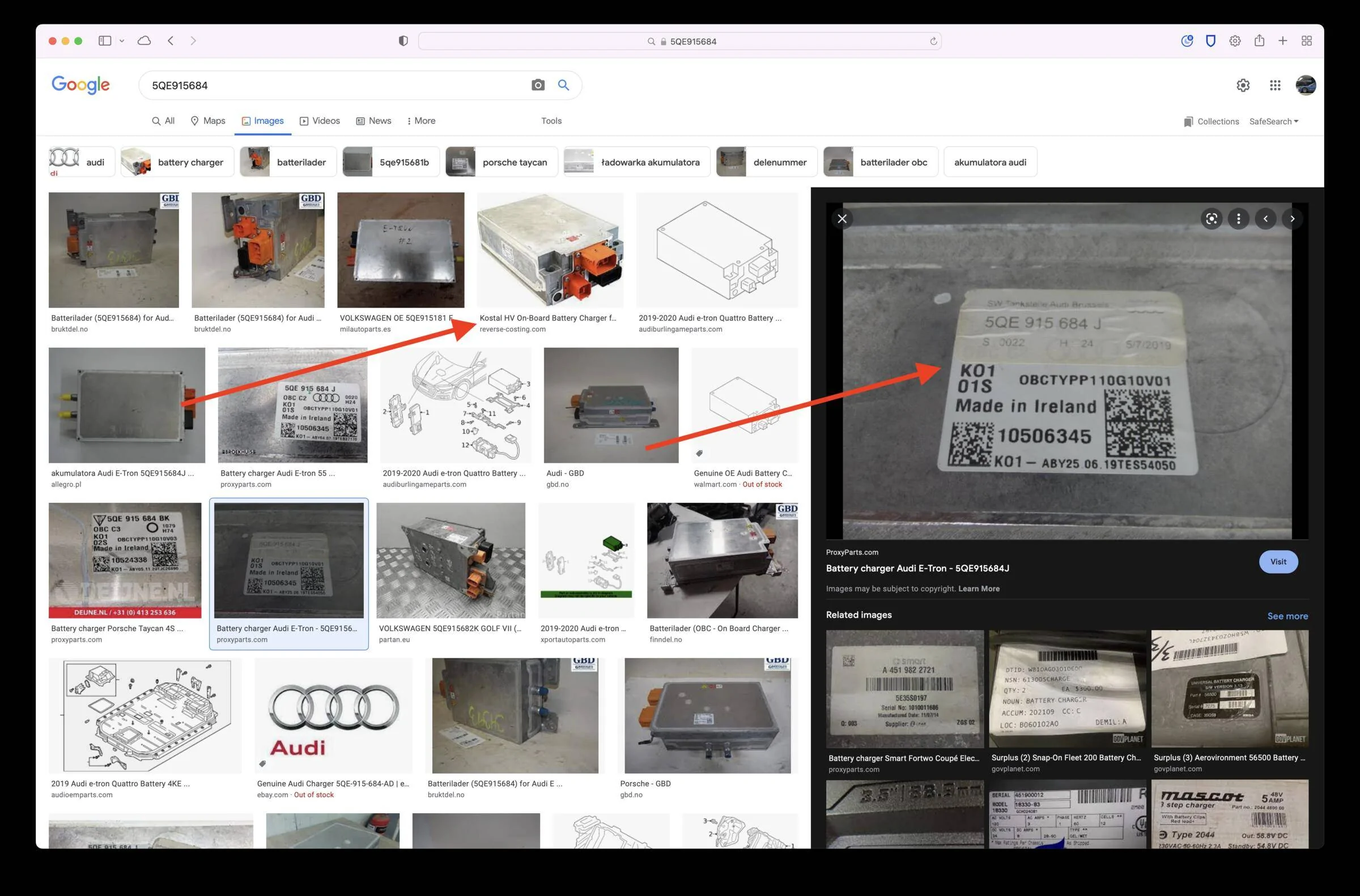 Porsche Taycan 22kw upgrade concern appearing on porsche car configurator. Screenshot 2022-04-04 at 19.05.02