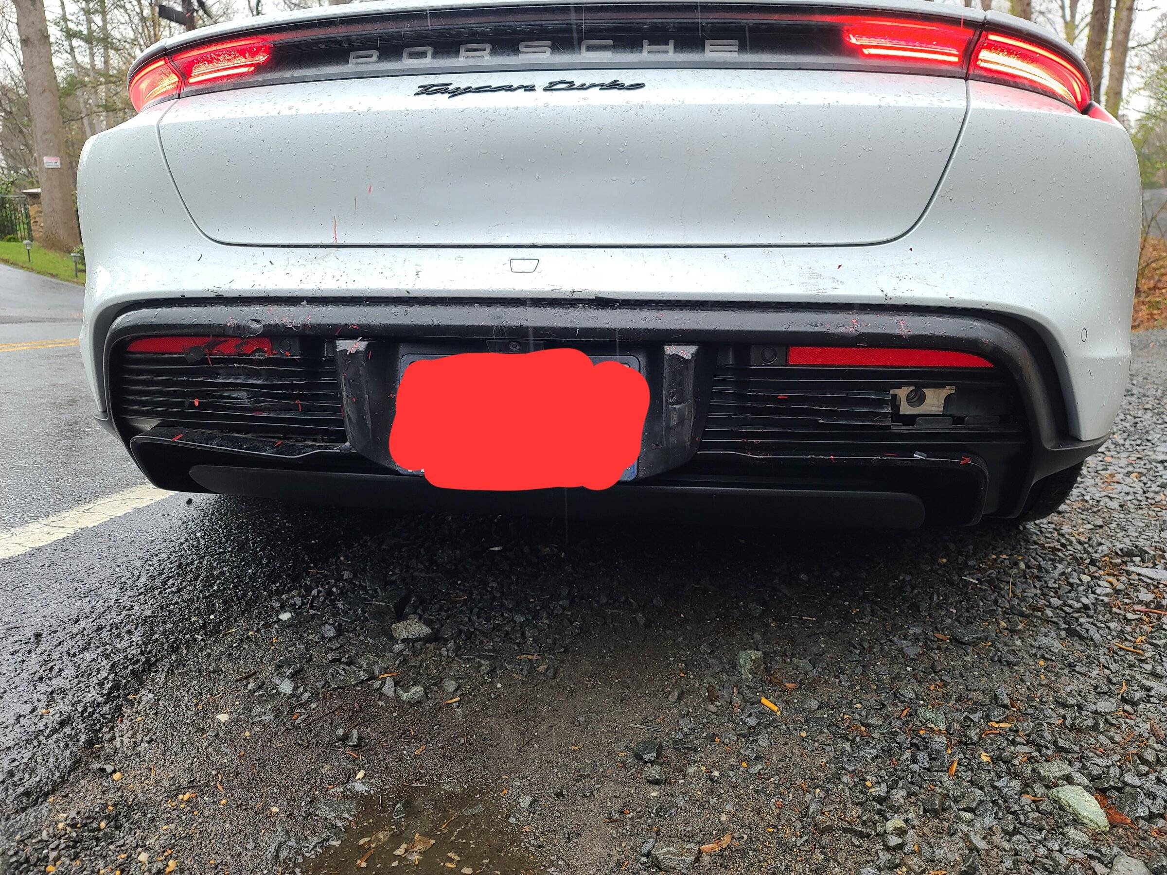Porsche Taycan Rear Ended 20220405_134234