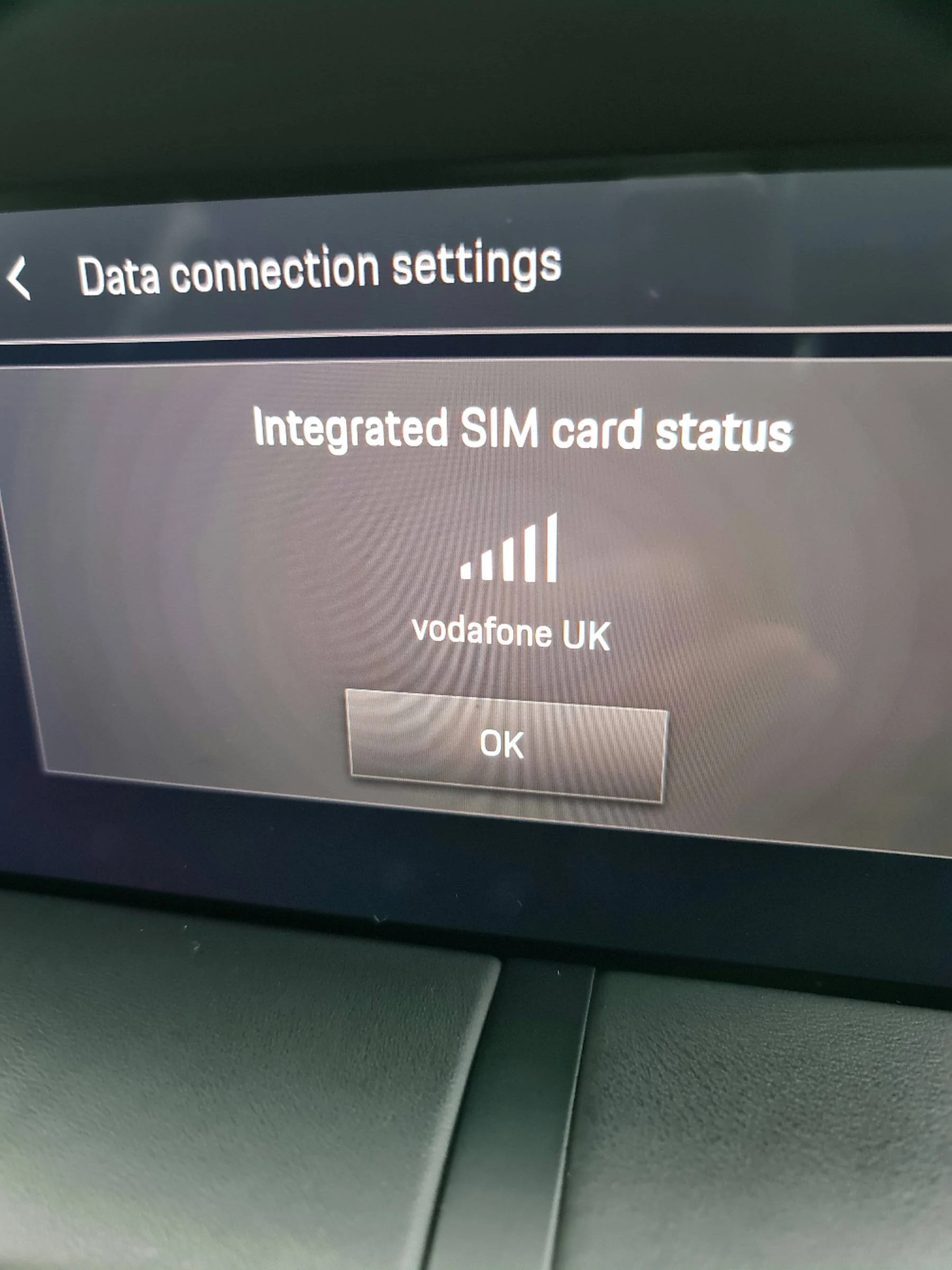 Porsche Taycan Data connection lost 20220407_081837