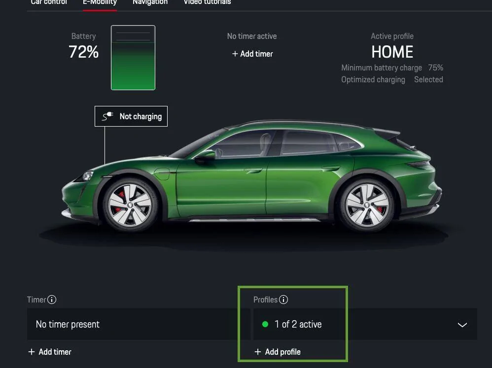 Porsche Taycan Charge over the 80% I setup Screen Shot 2022-04-08 at 2.57.37 PM