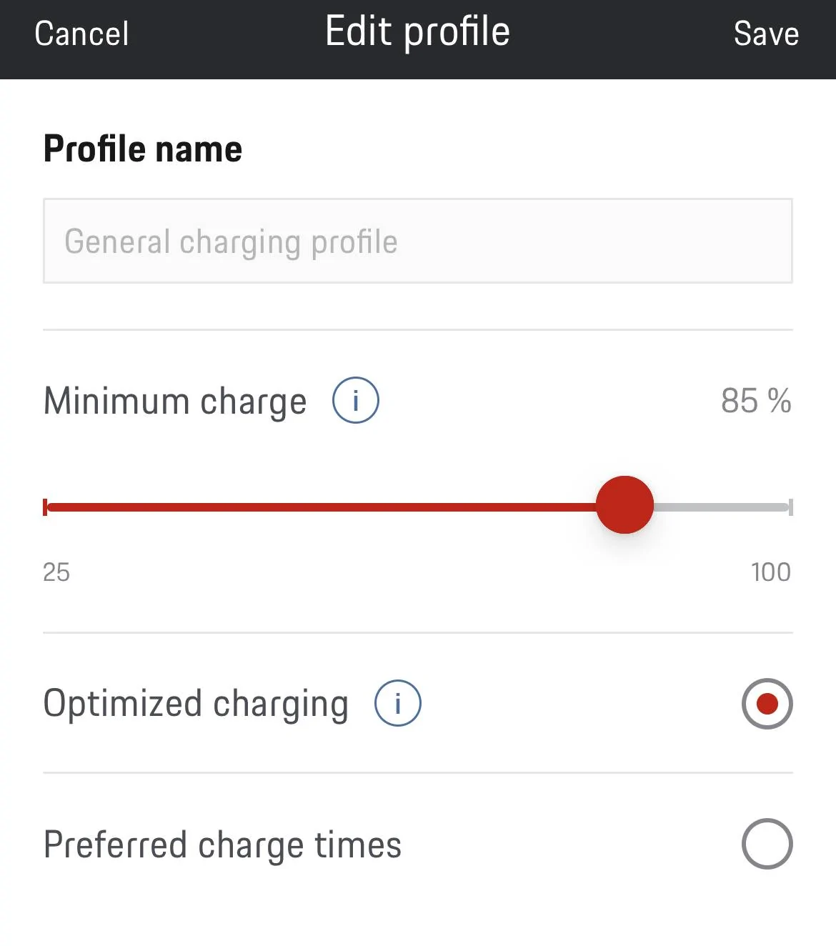 Porsche Taycan Charge over the 80% I setup D12E85FA-CA84-4CA0-9C3E-AAAC98A1431A