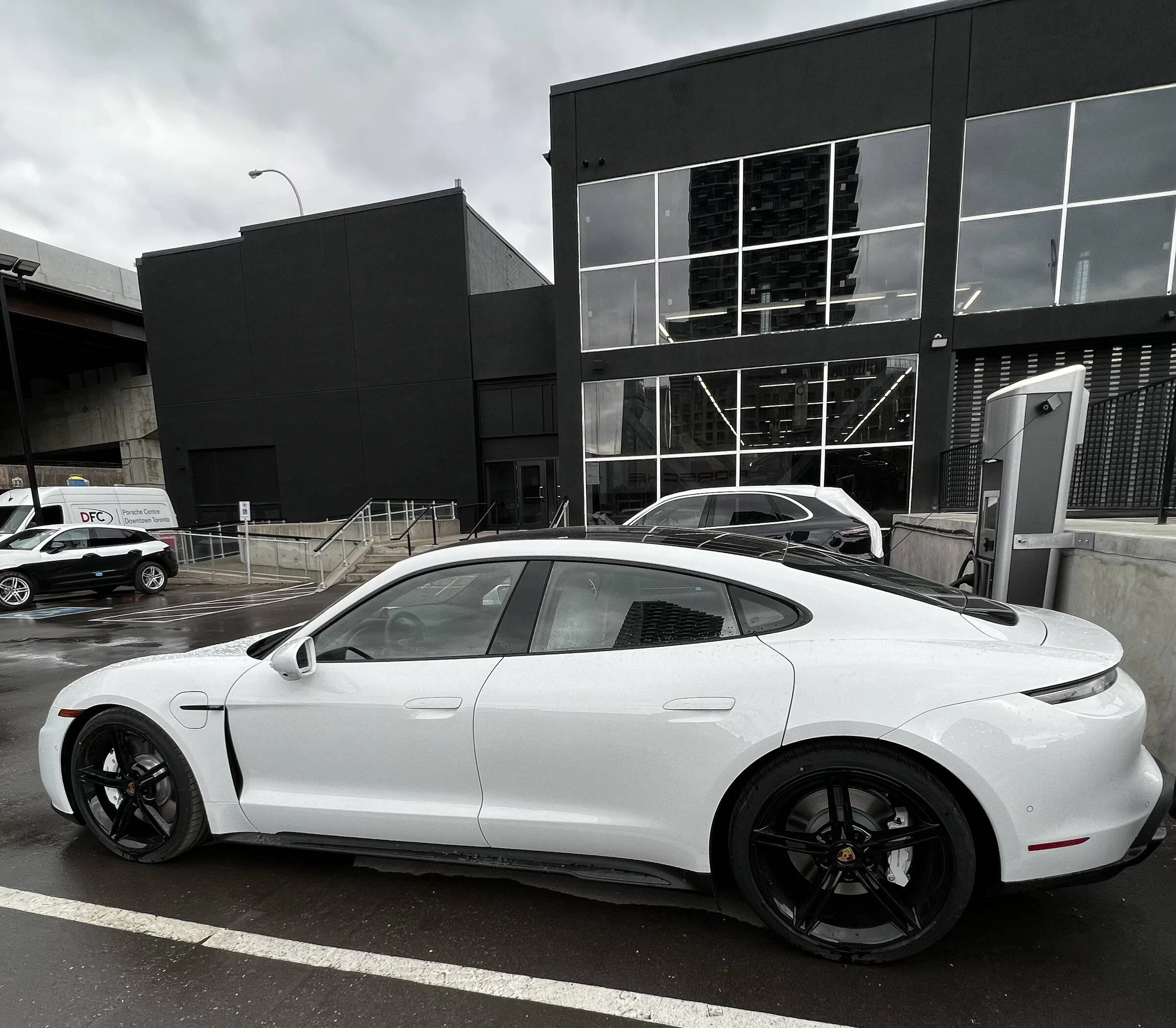 Porsche Taycan It's here... white GTS sedan D8D252AC-5172-4248-88D6-BAA6D51CE9E4