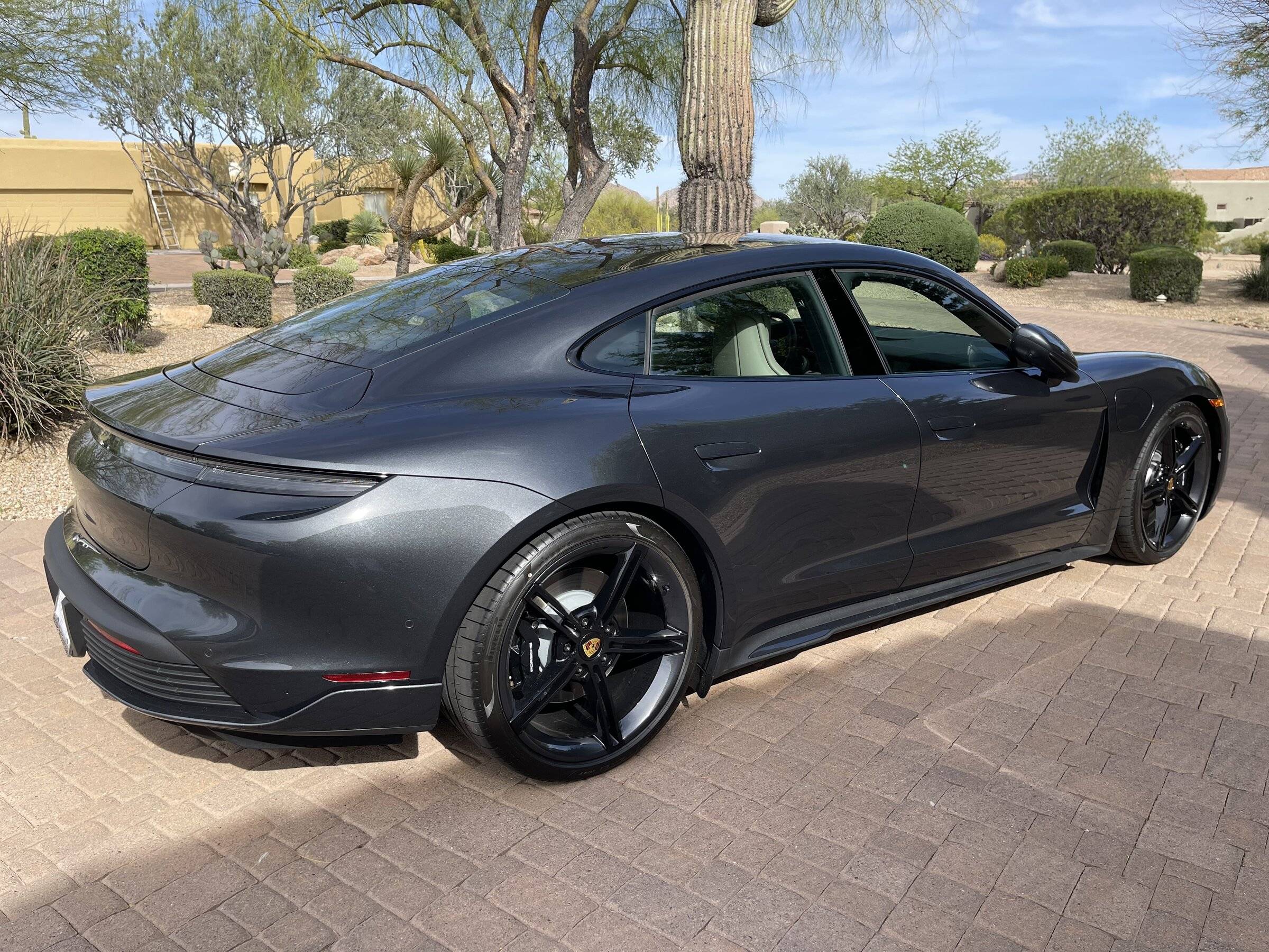 Porsche Taycan Volcano Grey 4S Delivered 09B7F97B-698B-4A27-837F-93D435CE8107