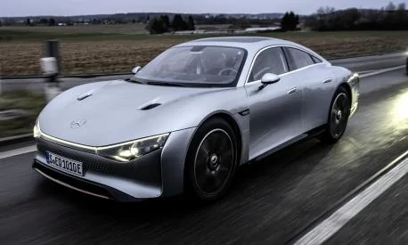 Porsche Taycan Mercedes EQXX Concept 96186874-7AF1-4791-91B7-640B2FA7D2D3