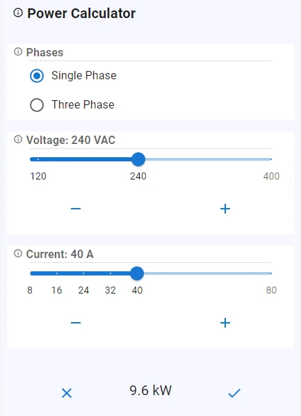 Porsche Taycan Taycan Charging Calculator [save/load/delete app state] power-calculator