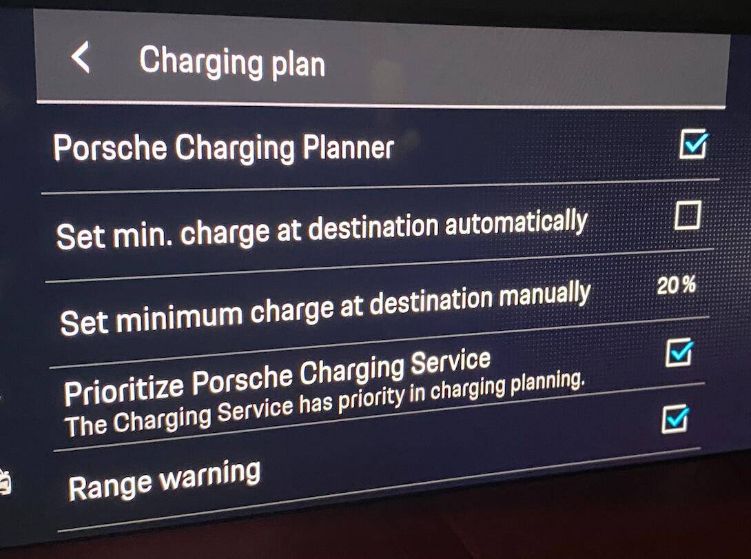 Porsche Taycan Charging Planner Has Limits! 1650479359470