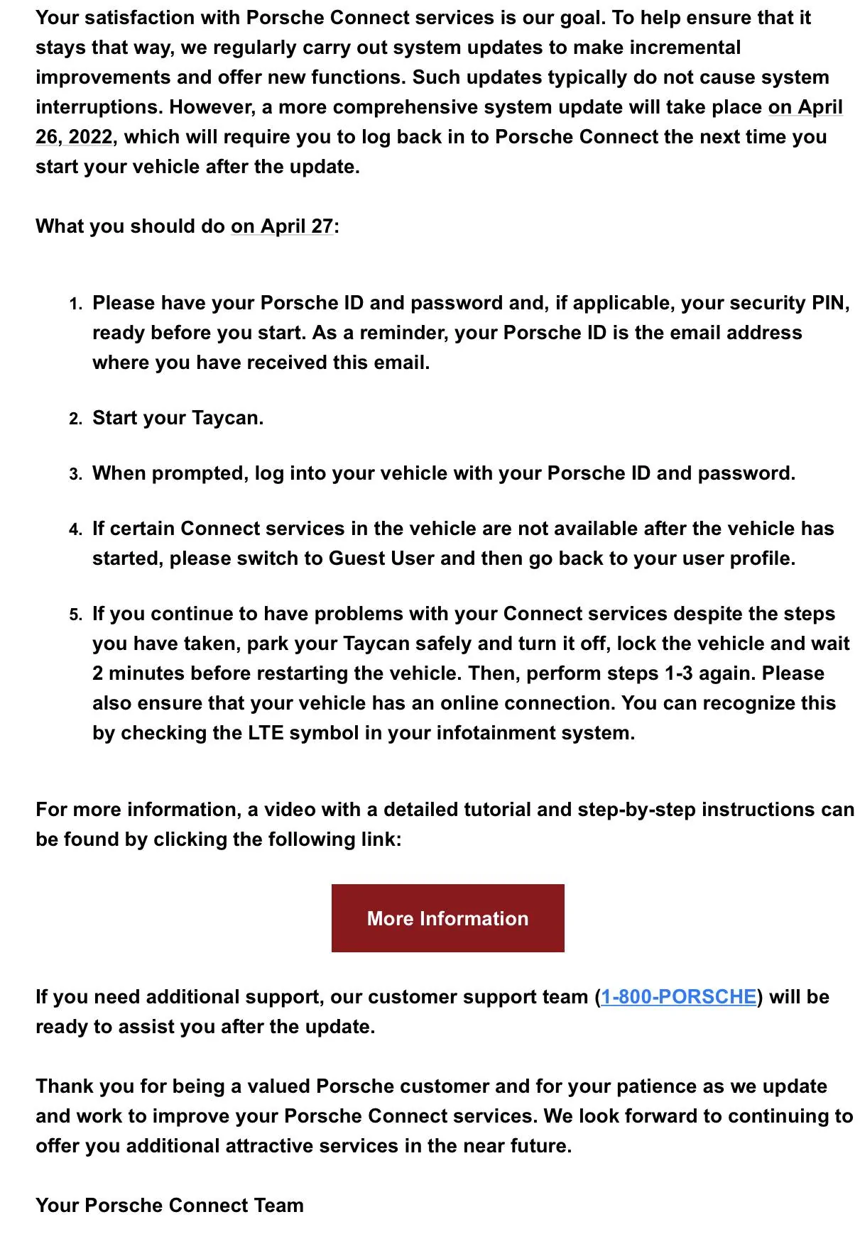 Porsche Taycan First real OTA update for the Taycan 2020 and 2021 happening April 27th… C10B851E-A177-4205-883E-30E5C9F96964
