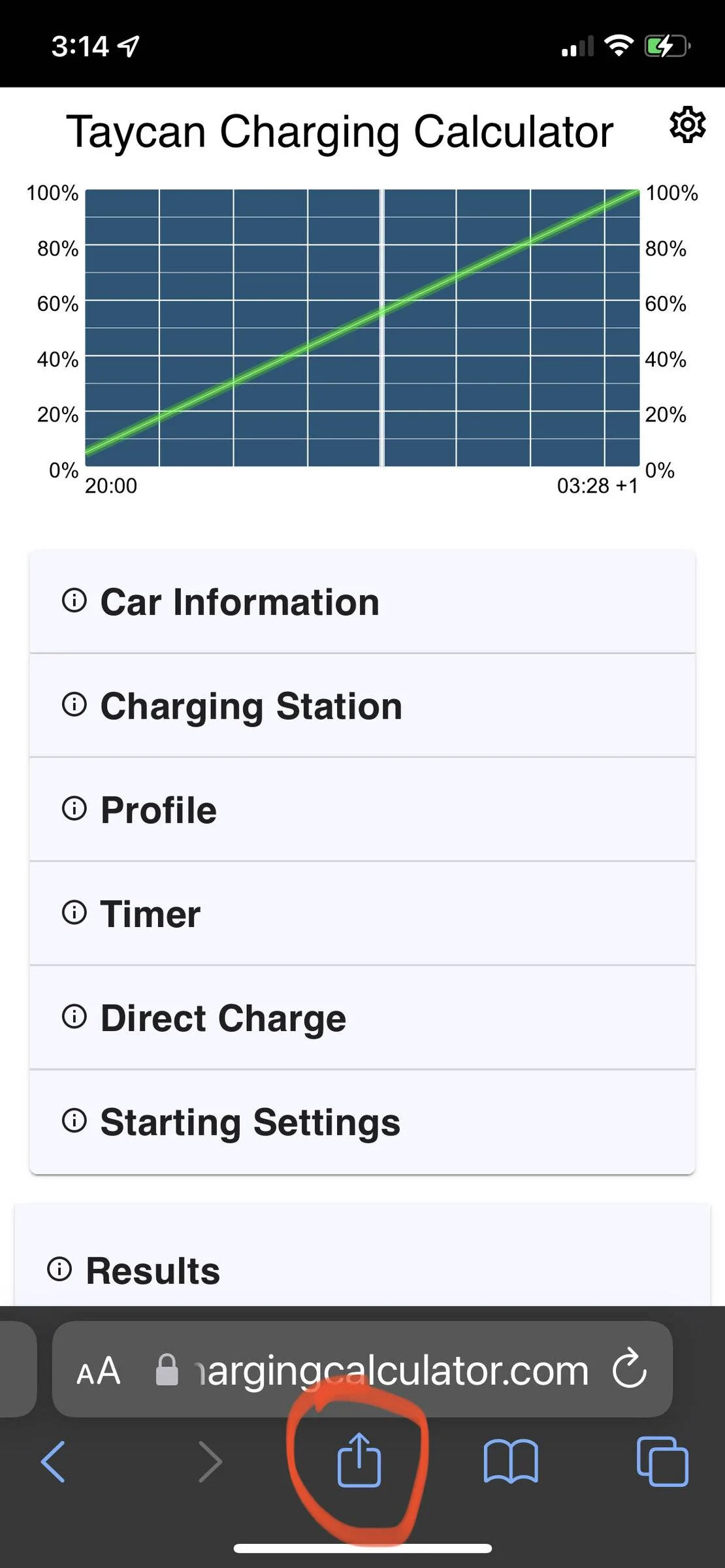 Porsche Taycan Taycan Charging Calculator [save/load/delete app state] A21269BE-3B17-4ADB-B0C3-D1A3C7AE5103
