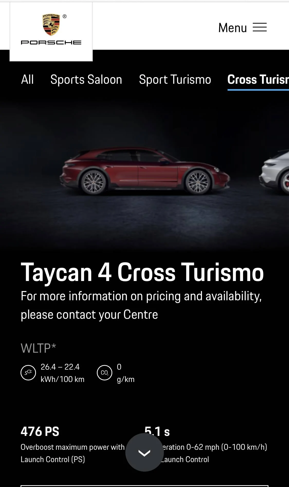 Porsche Taycan UK Configurator updated for MY23 B435E18A-6AF9-40C0-AECD-742117A876E2