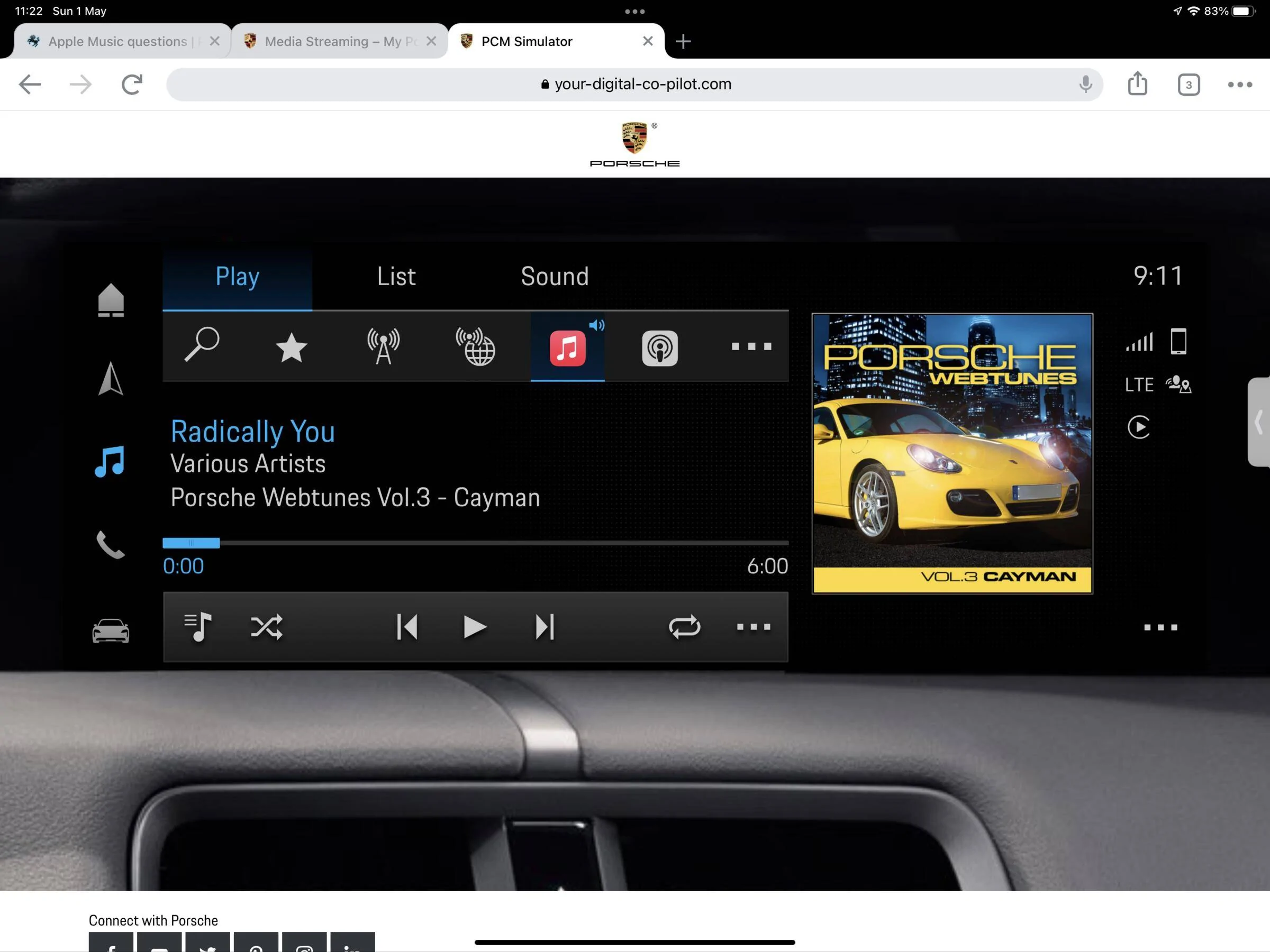 Porsche Taycan Apple Music questions 9416E3EA-1AD4-4716-8954-E560DF1E3B80