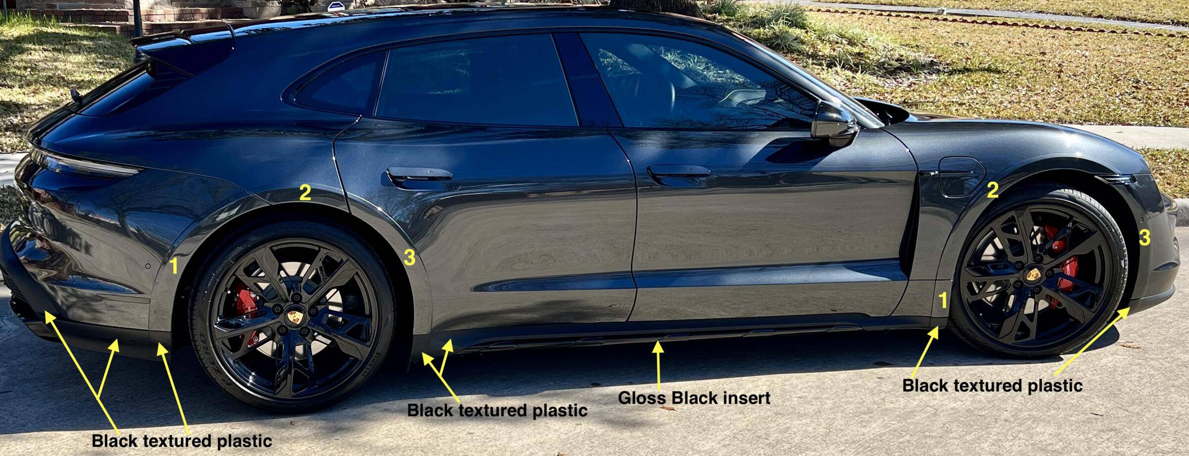 Porsche Taycan CT Turbo S wheel arches Screen Shot 2022-05-01 at 10.21.47 AM