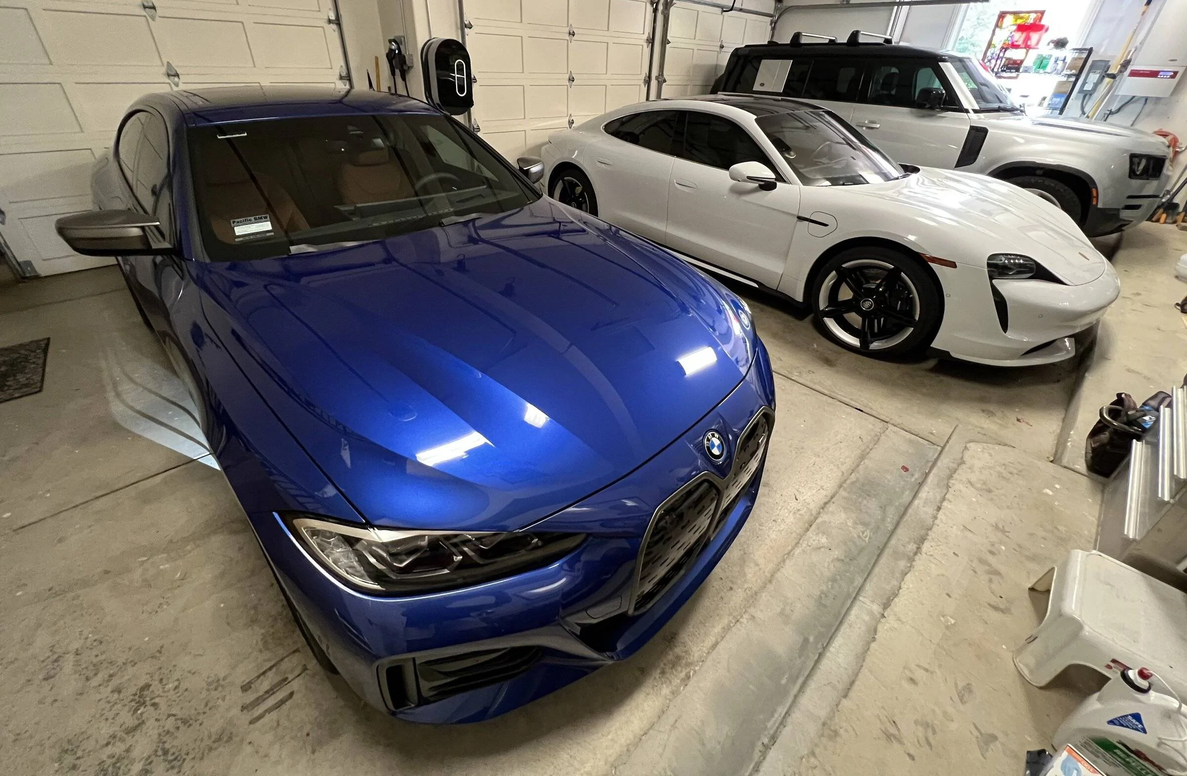 Porsche Taycan BMW I4 M50 test drive IMG_3461