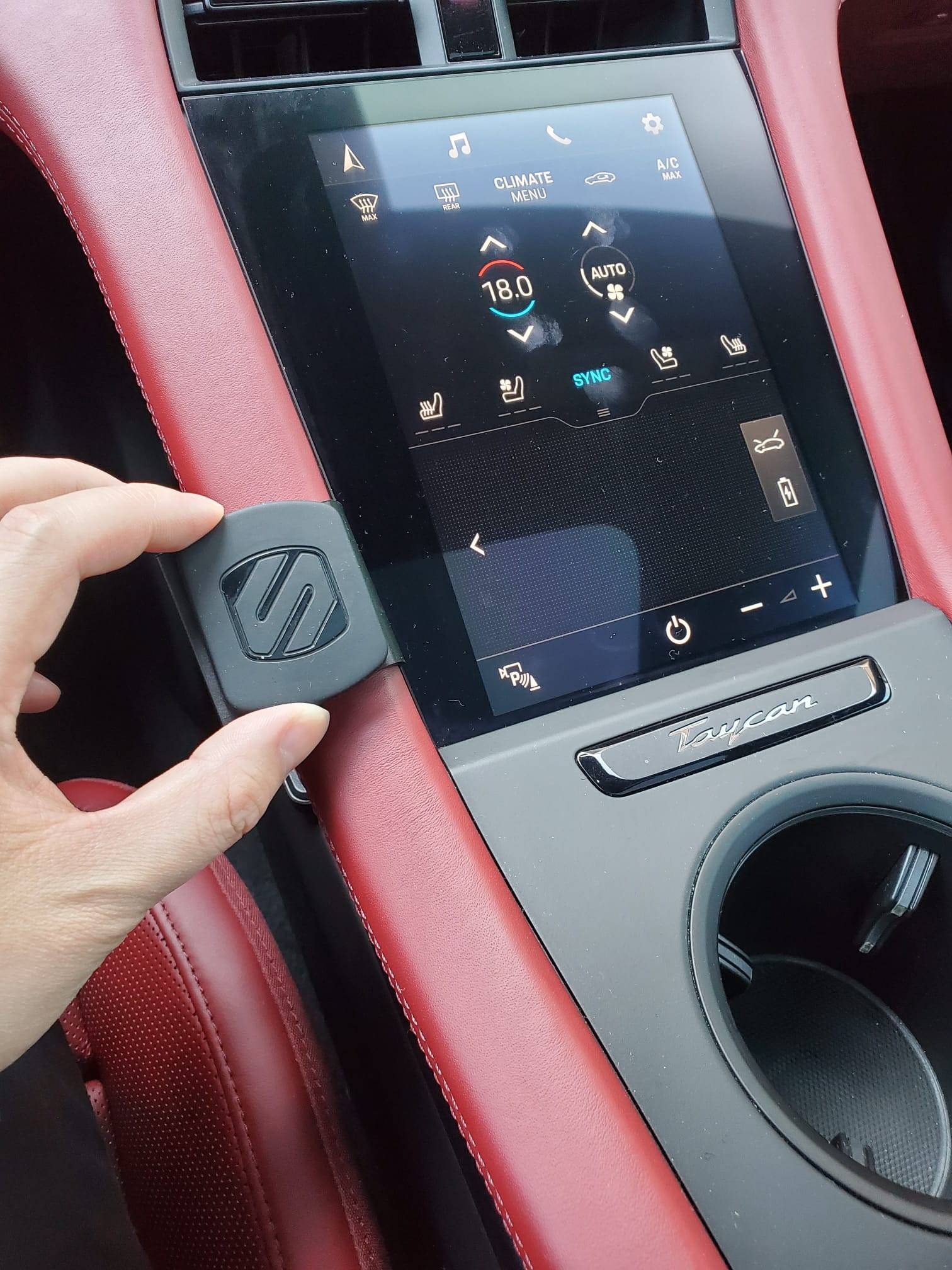 Porsche Taycan My 3D printed Taycan phone holder WhatsApp Image 2022-04-30 at 11.26.02 PM