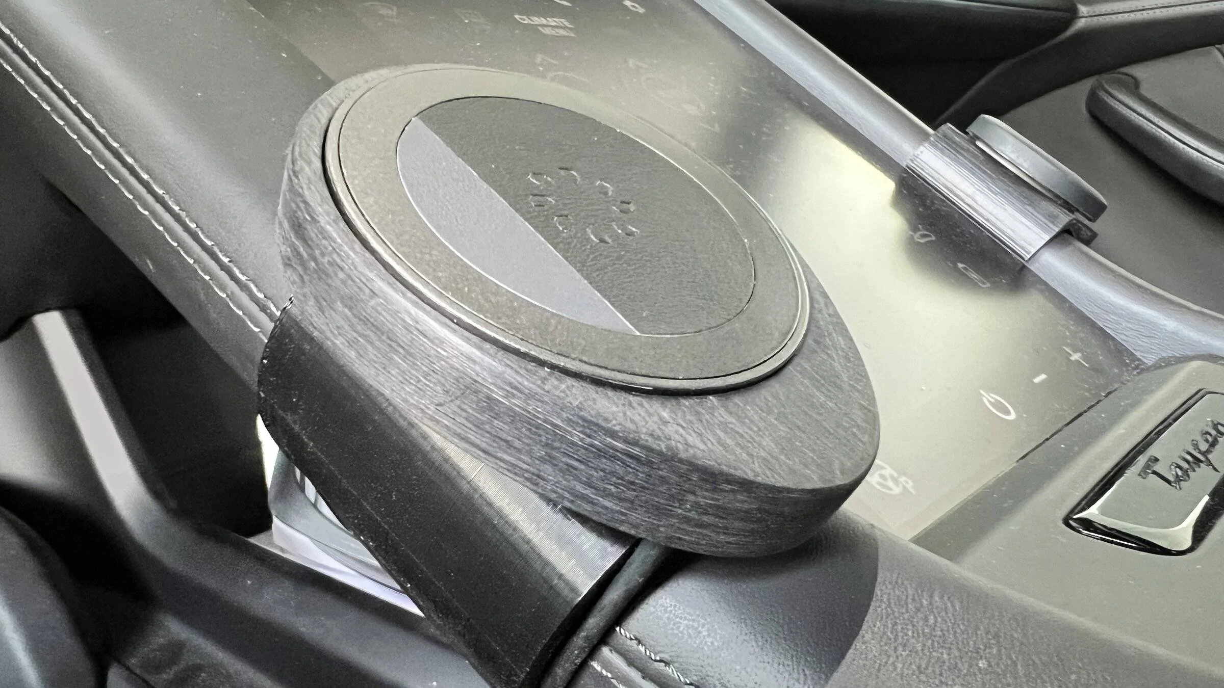Porsche Taycan My 3D printed Taycan phone holder 11705D3C-F506-4FC9-9CA6-4115338F9F73