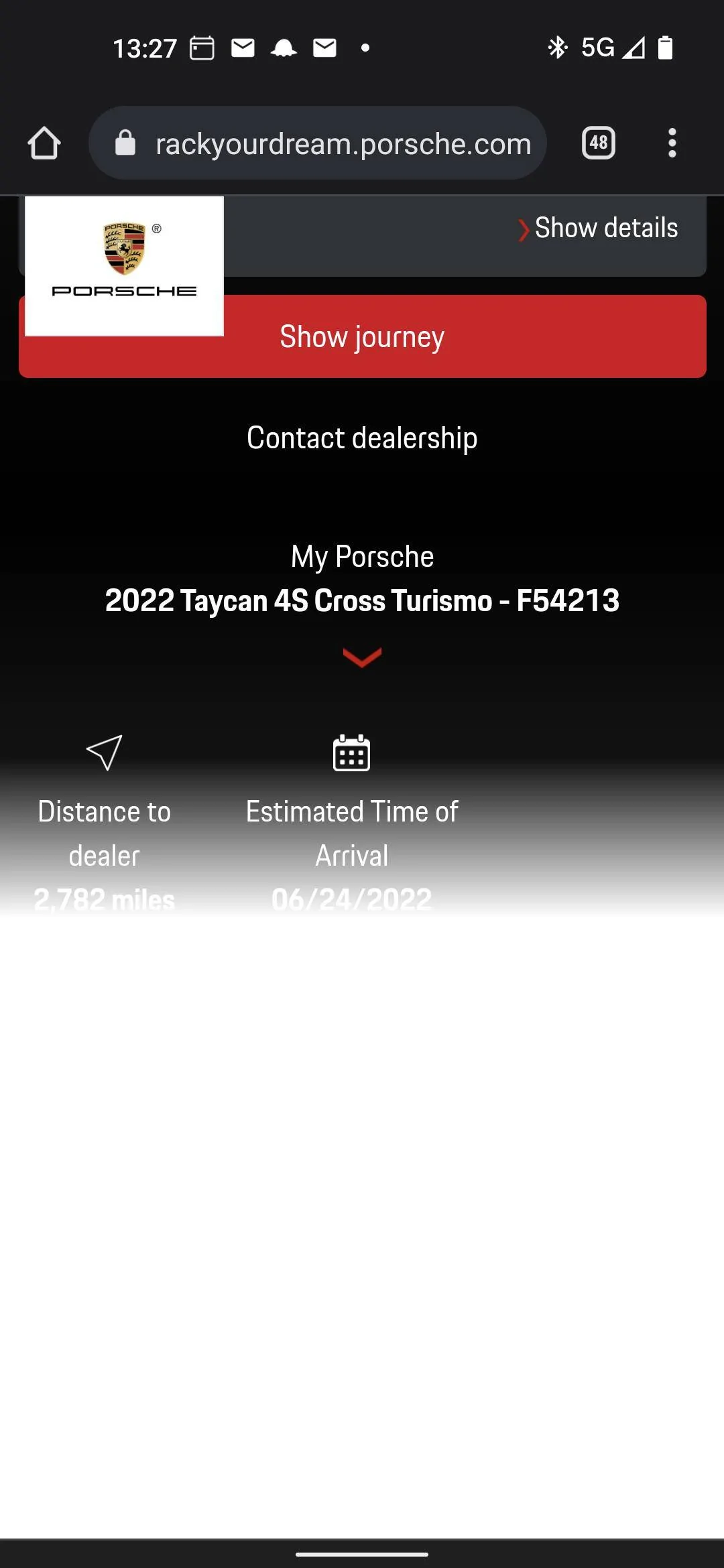Porsche Taycan Track Your Dream 101 (TYD) Screenshot_20220502-132747