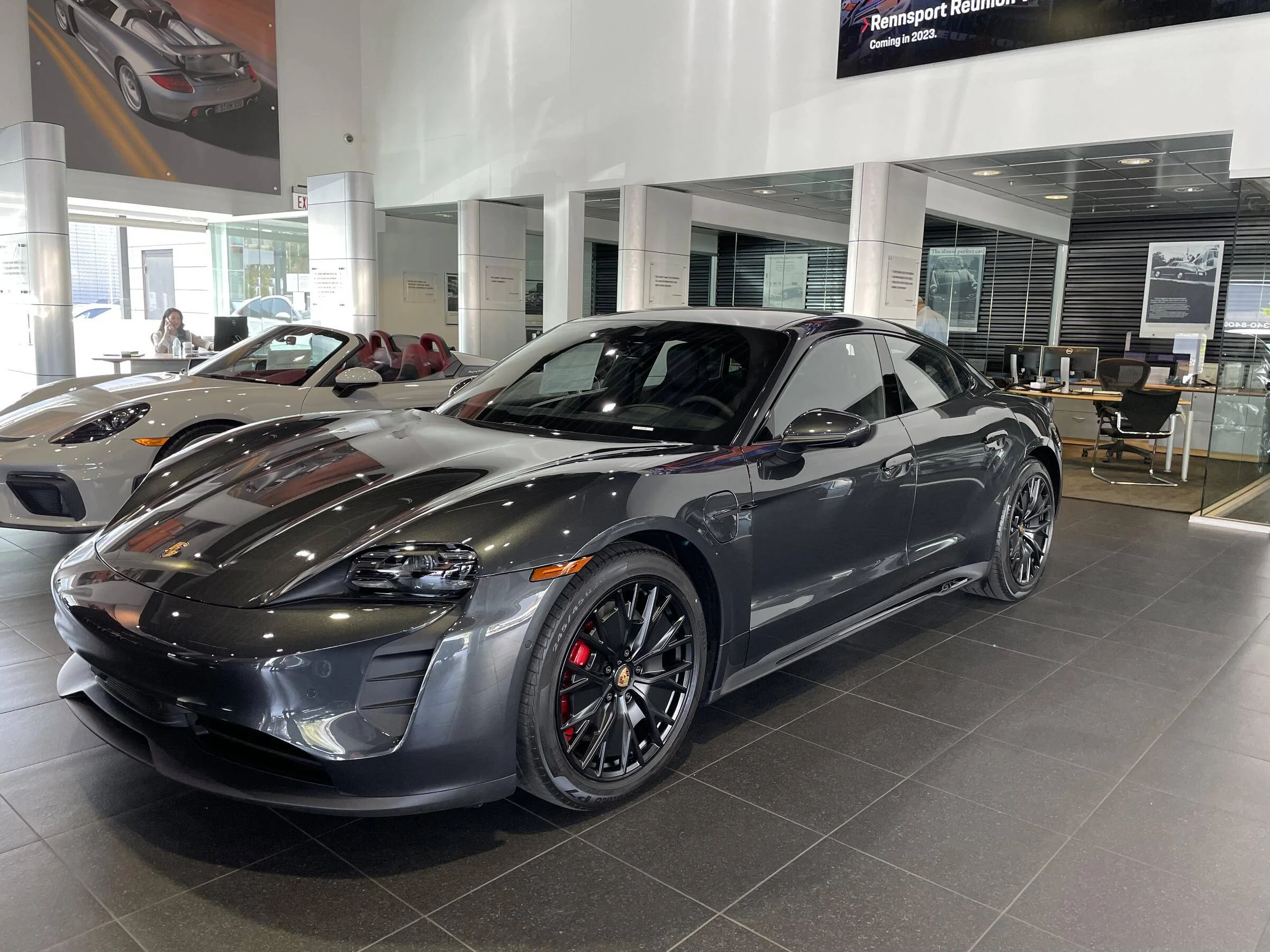 Porsche Taycan Stumbled upon in stock 2022 Taycan GTS for MSRP! Any Build Feedback? tempImage4Kee6C