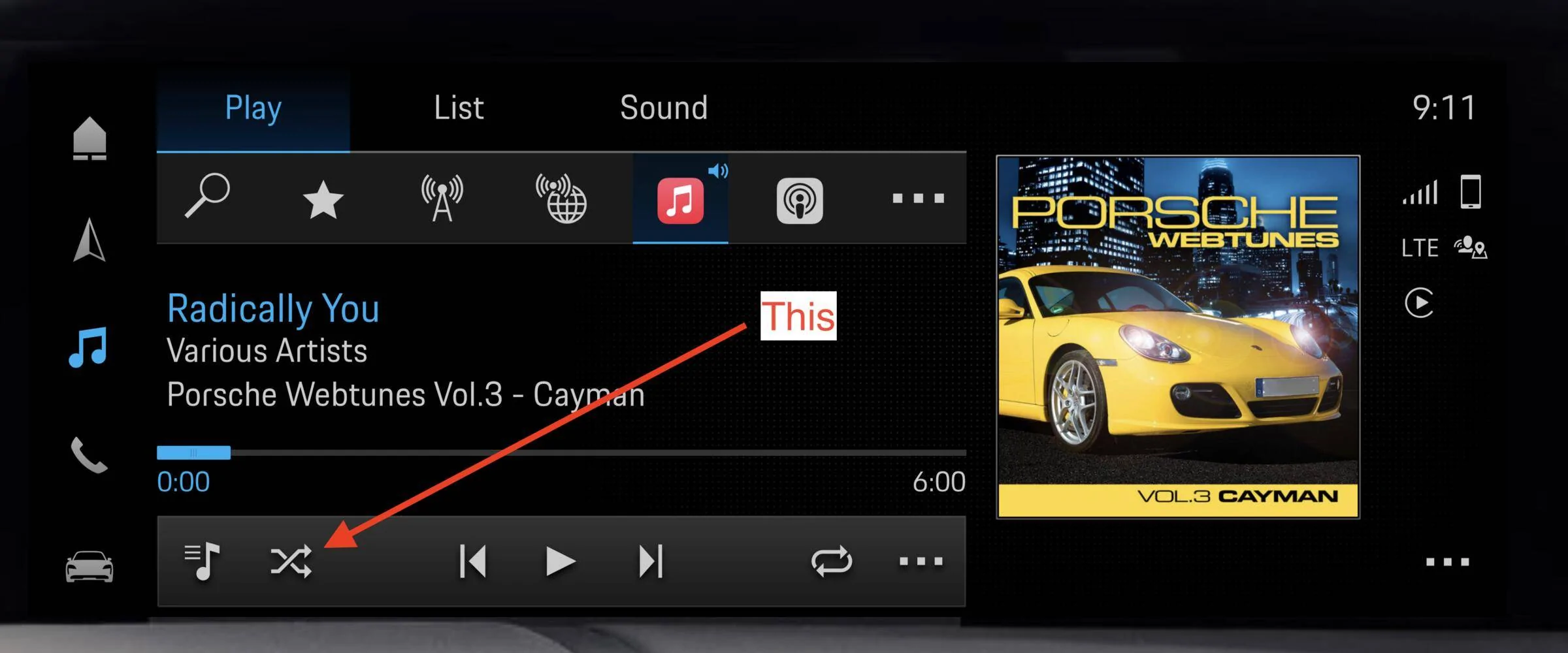 Porsche Taycan Porsche maps versus Google/Apple maps Screenshot 2022-05-06 at 14.00.30