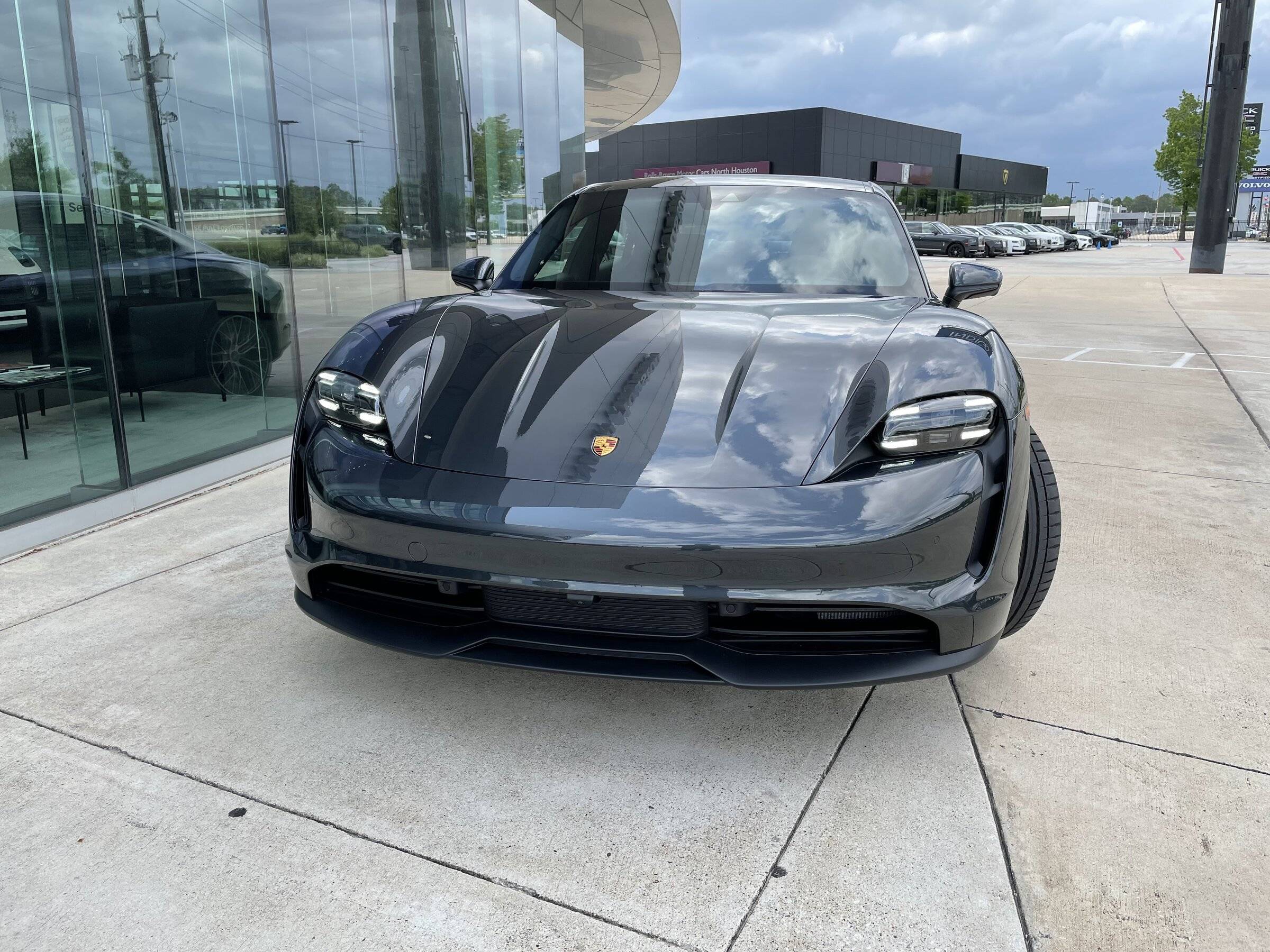 Porsche Taycan Finally got my Volcano Grey 652EFB77-0C4B-43E7-A9D9-0474EF2F657F
