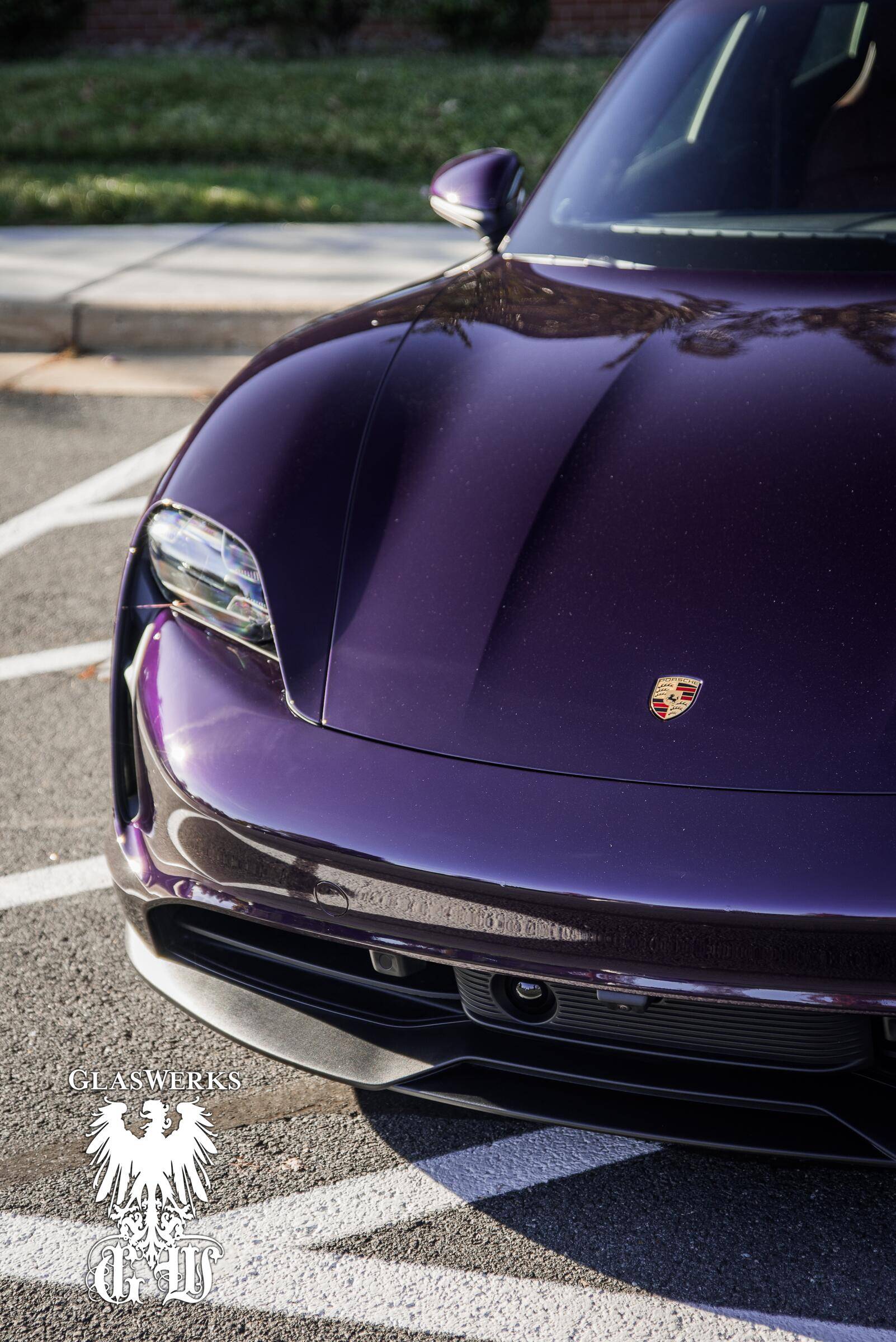 Porsche Taycan Volcano Grey Taycan GTS Stealth Wrap Pics 1652049715264