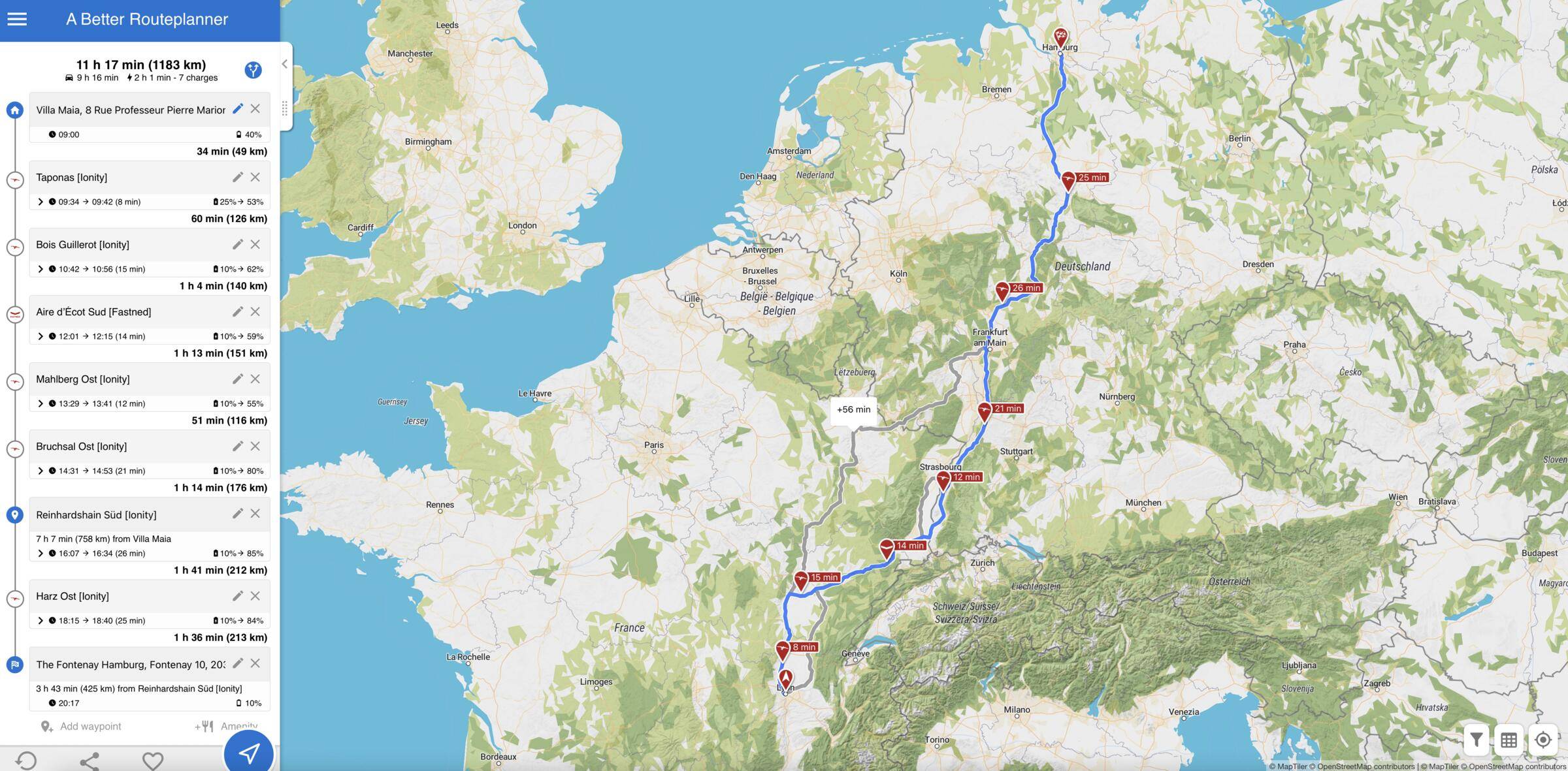 Porsche Taycan Southernmost to northernmost roads of Europe: Tarifa to Nordkapp in a Taycan Turbo S ! 6000 kms. in six days…  total trip 12000kms. June 10 departure! Lyon a Hamburgo