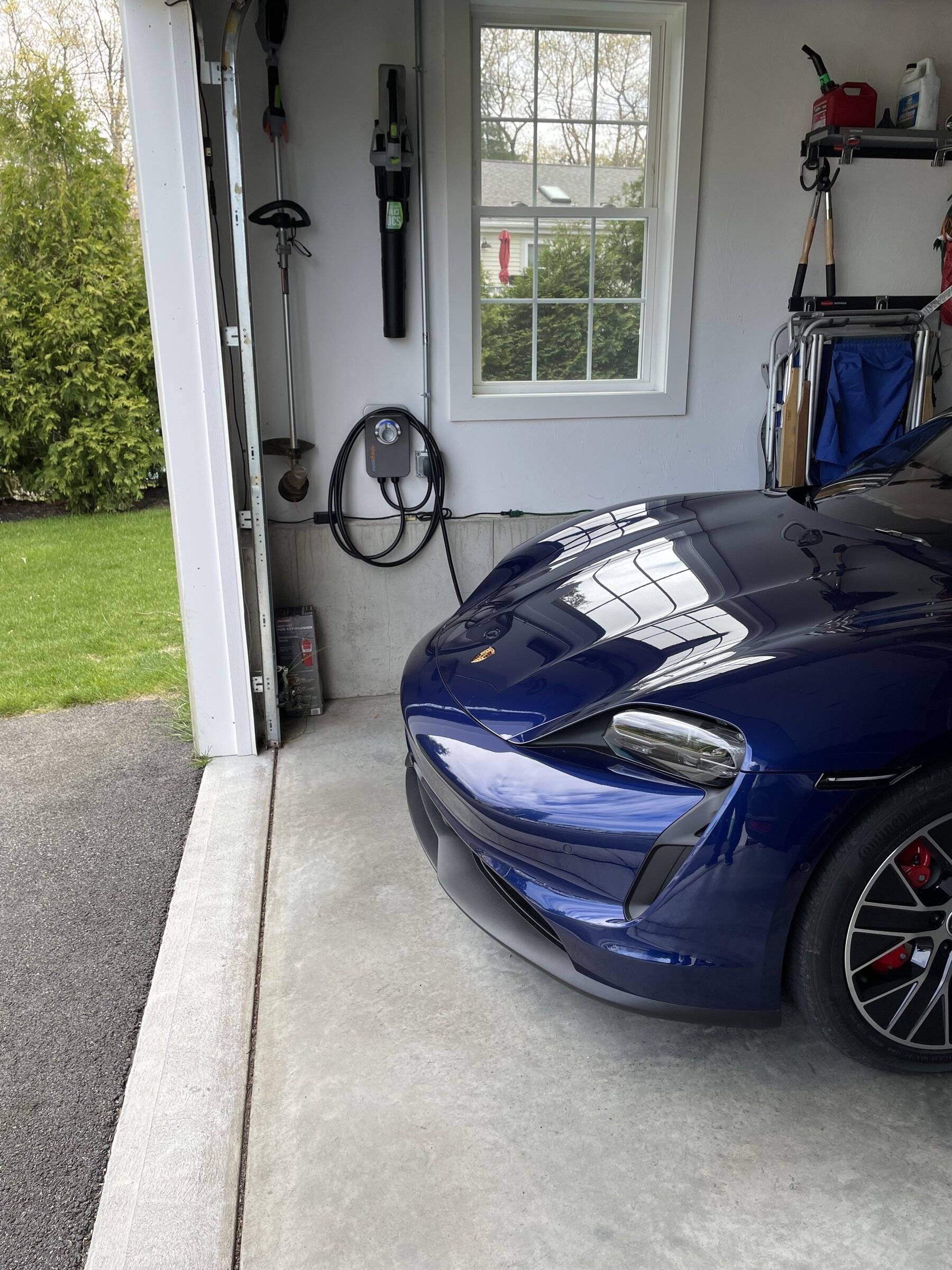 Porsche Taycan Show your home charging setup for your Taycan IMG_5241