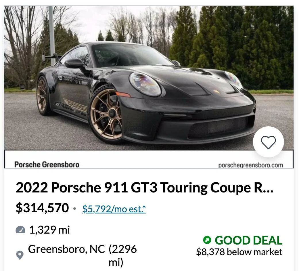 Porsche Taycan Dealers having stock and selling for over list Screen Shot 2022-05-12 at 6.51.37 AM