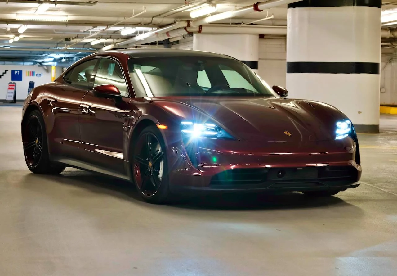 Porsche Taycan CHERRY METALLIC Taycan Club _ TY - 1