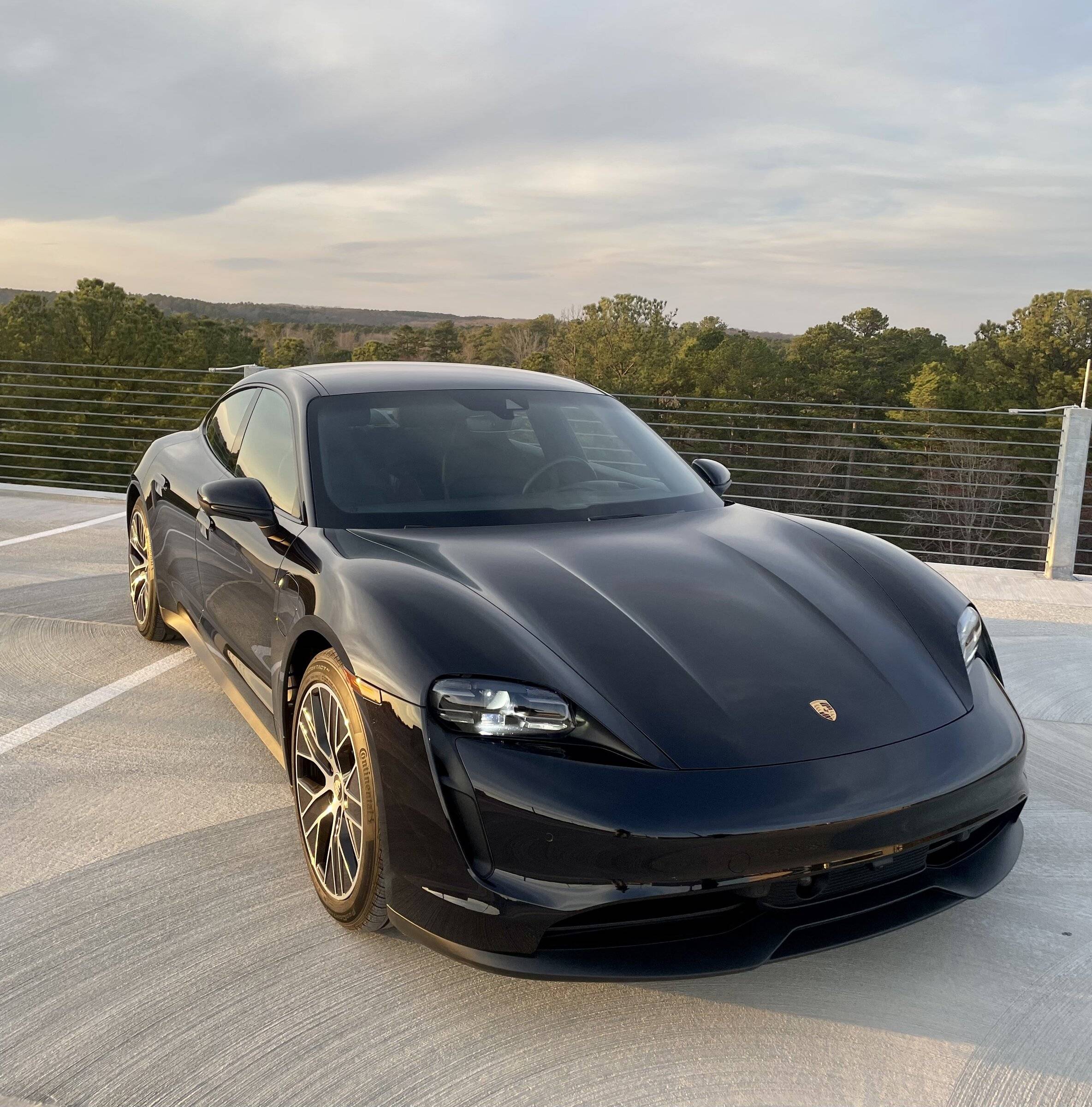 Porsche Taycan SOLD:  2021 Taycan (RWD), 15,277+ miles, KPMF Matte Russet Red Ceramic Coated Wrap over Jet Black Metallic Paint/Black, Chapel Hill, NC  $91,900 4F546CE7-7419-4C4B-9574-10AD42F40793