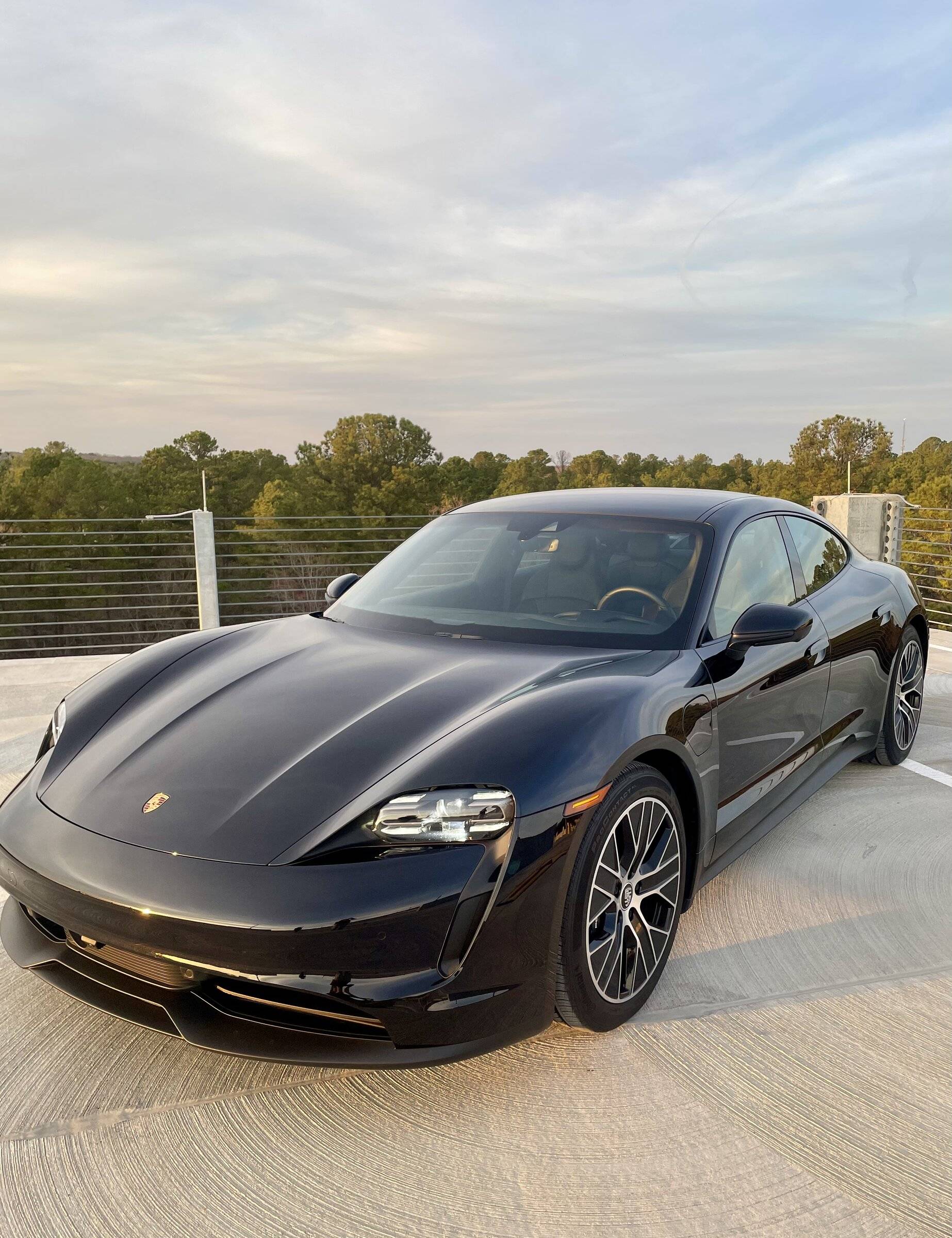 Porsche Taycan SOLD:  2021 Taycan (RWD), 15,277+ miles, KPMF Matte Russet Red Ceramic Coated Wrap over Jet Black Metallic Paint/Black, Chapel Hill, NC  $91,900 F1DB668D-E0F5-48D3-B863-8F0F040ED7CF
