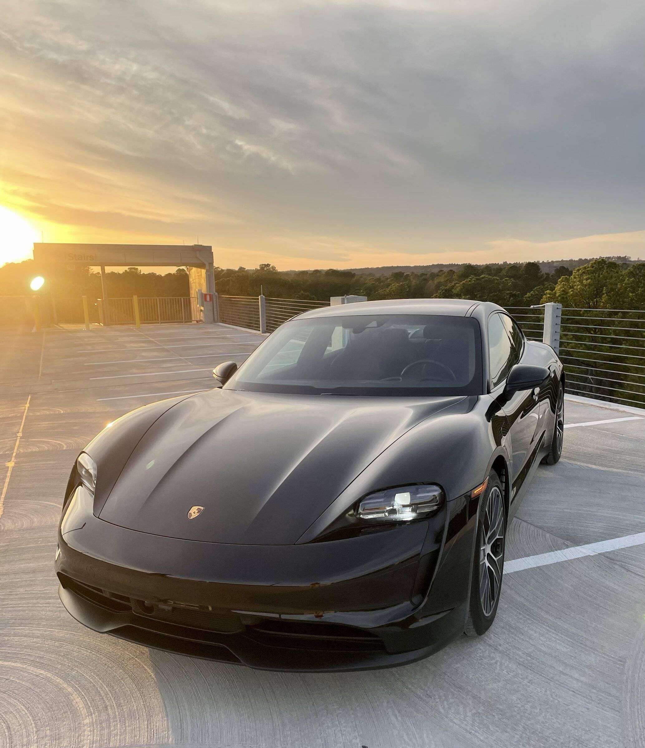 Porsche Taycan SOLD:  2021 Taycan (RWD), 15,277+ miles, KPMF Matte Russet Red Ceramic Coated Wrap over Jet Black Metallic Paint/Black, Chapel Hill, NC  $91,900 6C0B7626-3AC7-408C-AEC0-846EE28151C8