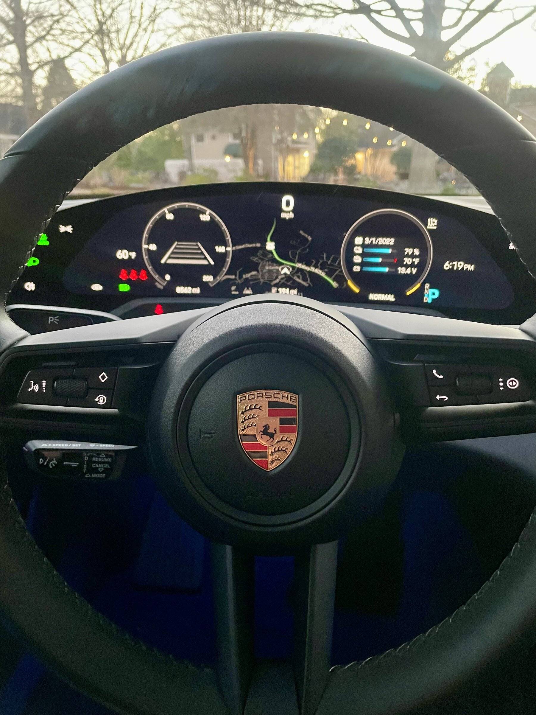 Porsche Taycan SOLD:  2021 Taycan (RWD), 15,277+ miles, KPMF Matte Russet Red Ceramic Coated Wrap over Jet Black Metallic Paint/Black, Chapel Hill, NC  $91,900 C1C2E234-985B-4B7E-98A6-1688ECA1F2A1