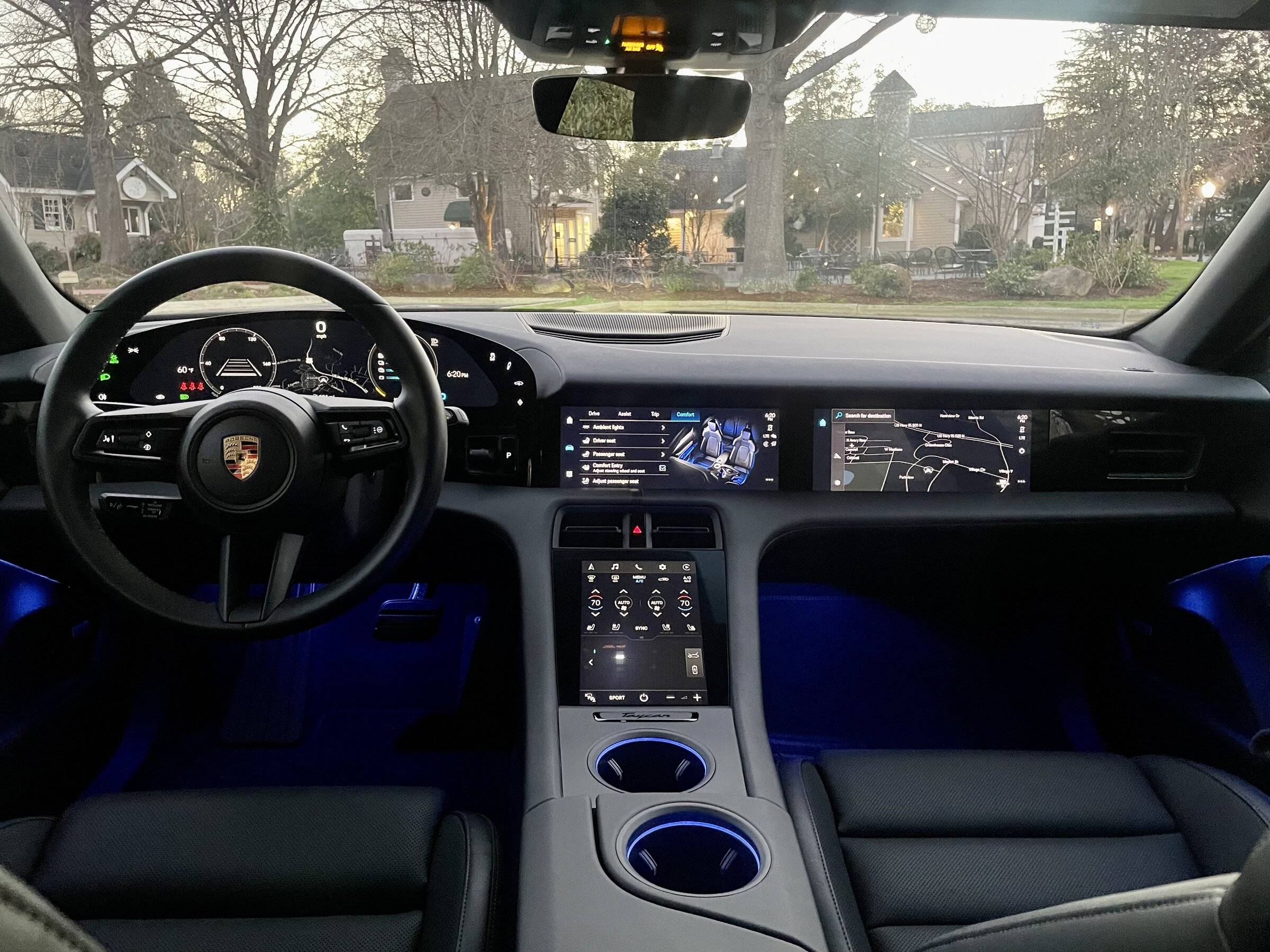 Porsche Taycan SOLD:  2021 Taycan (RWD), 15,277+ miles, KPMF Matte Russet Red Ceramic Coated Wrap over Jet Black Metallic Paint/Black, Chapel Hill, NC  $91,900 64EB6639-128C-4A81-AB23-DBA71D3BB2FF